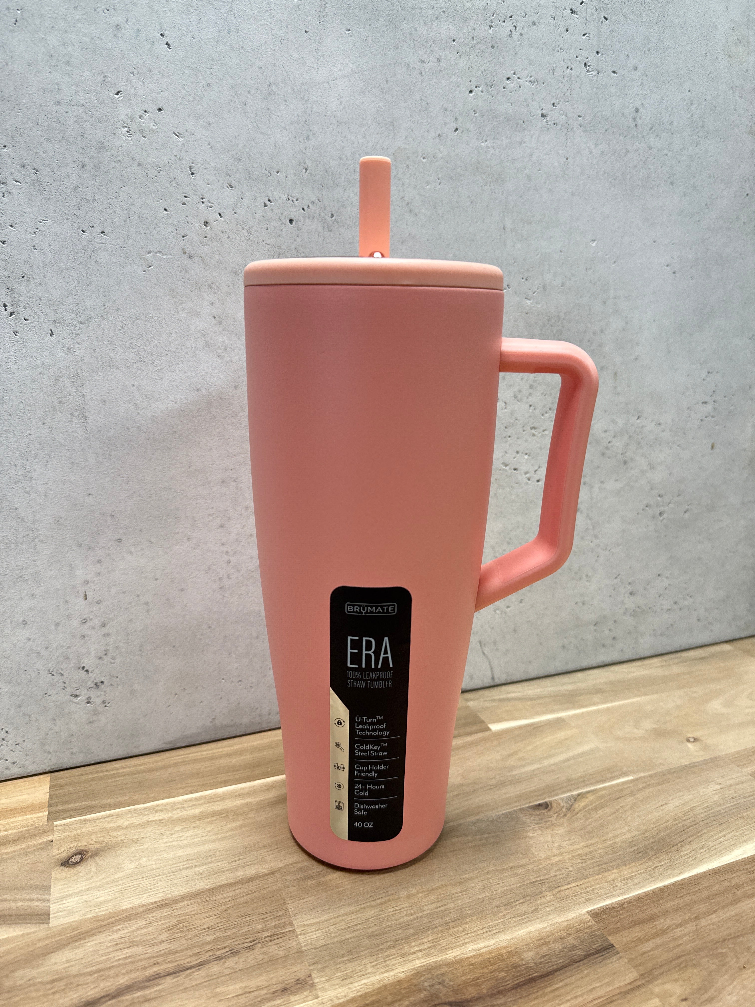 BRUMATE ERA 40 OZ. STRAW TUMBLER  GUAVA