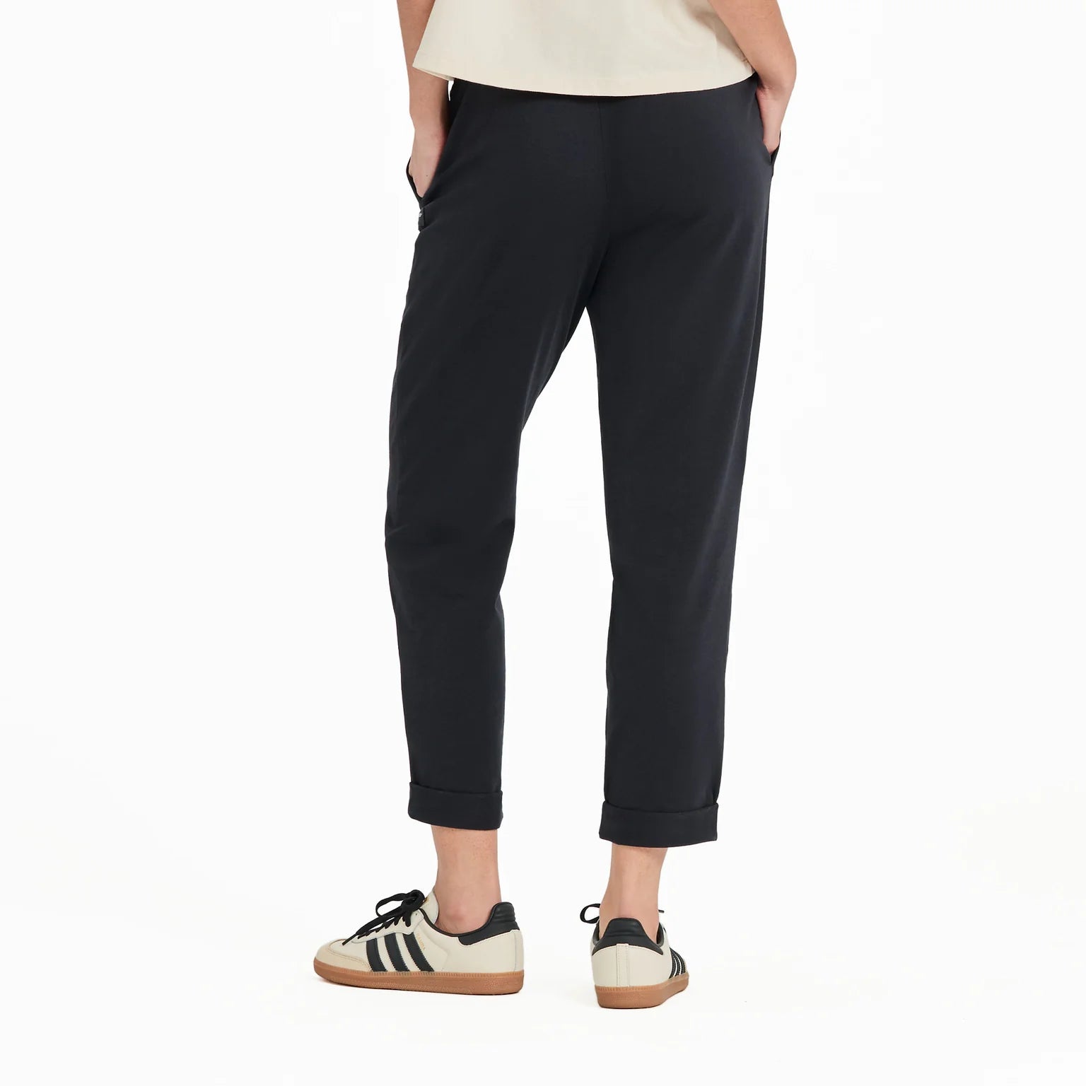 LIFE IS GOOD FLEX PANT BLACK - SIZE:MEDIUM