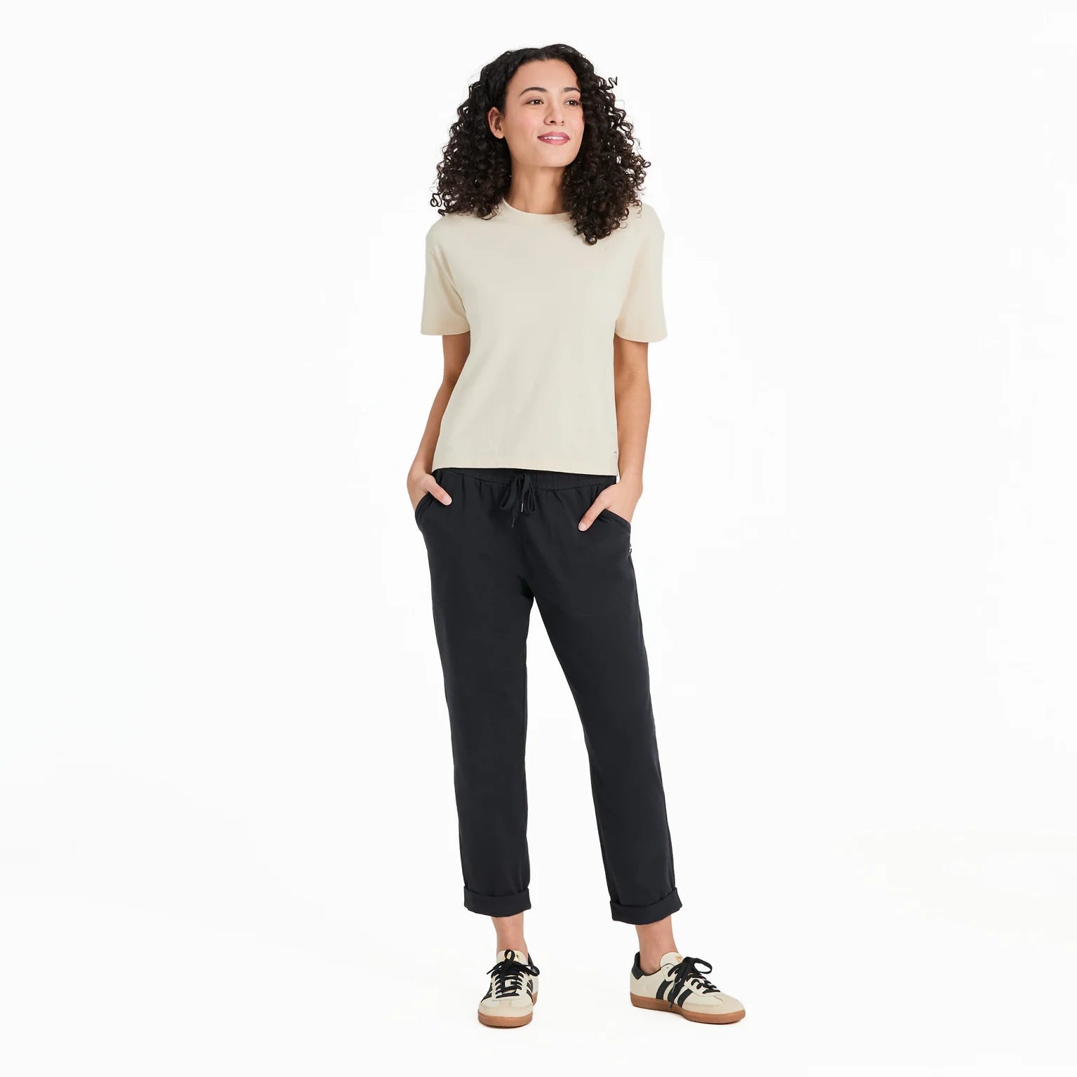 LIFE IS GOOD FLEX PANT BLACK - SIZE:LARGE