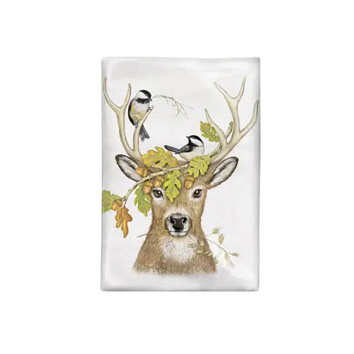 Acorn Deer Bagged Towel