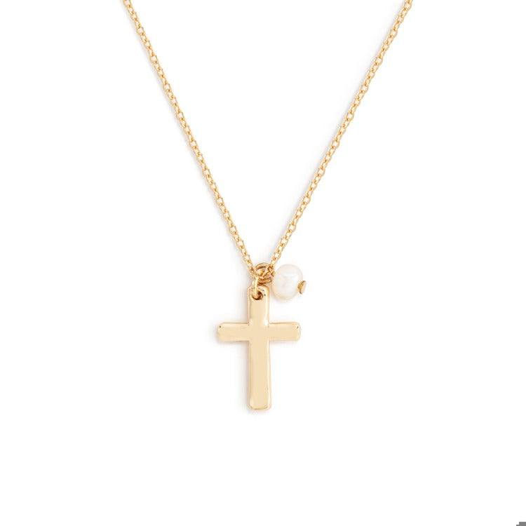 Cross Necklace - Gold