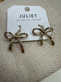 BOW DANGLE EARRINGS