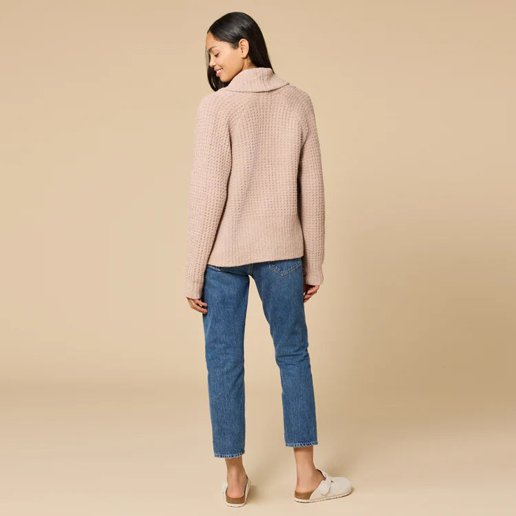 WAFFLE MARSHMALLOW CARDIGAN - COCO