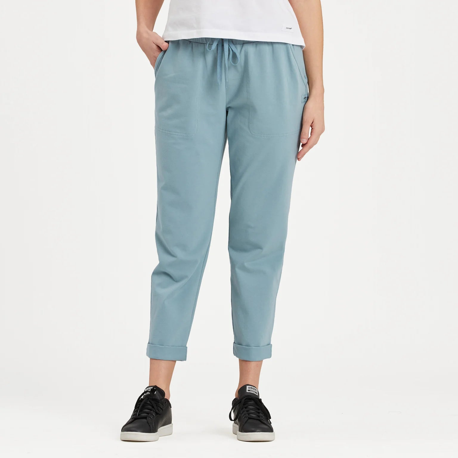 LIFE IS GOOD FLEX PANT SMOKE BLUE - SIZE:SMALL