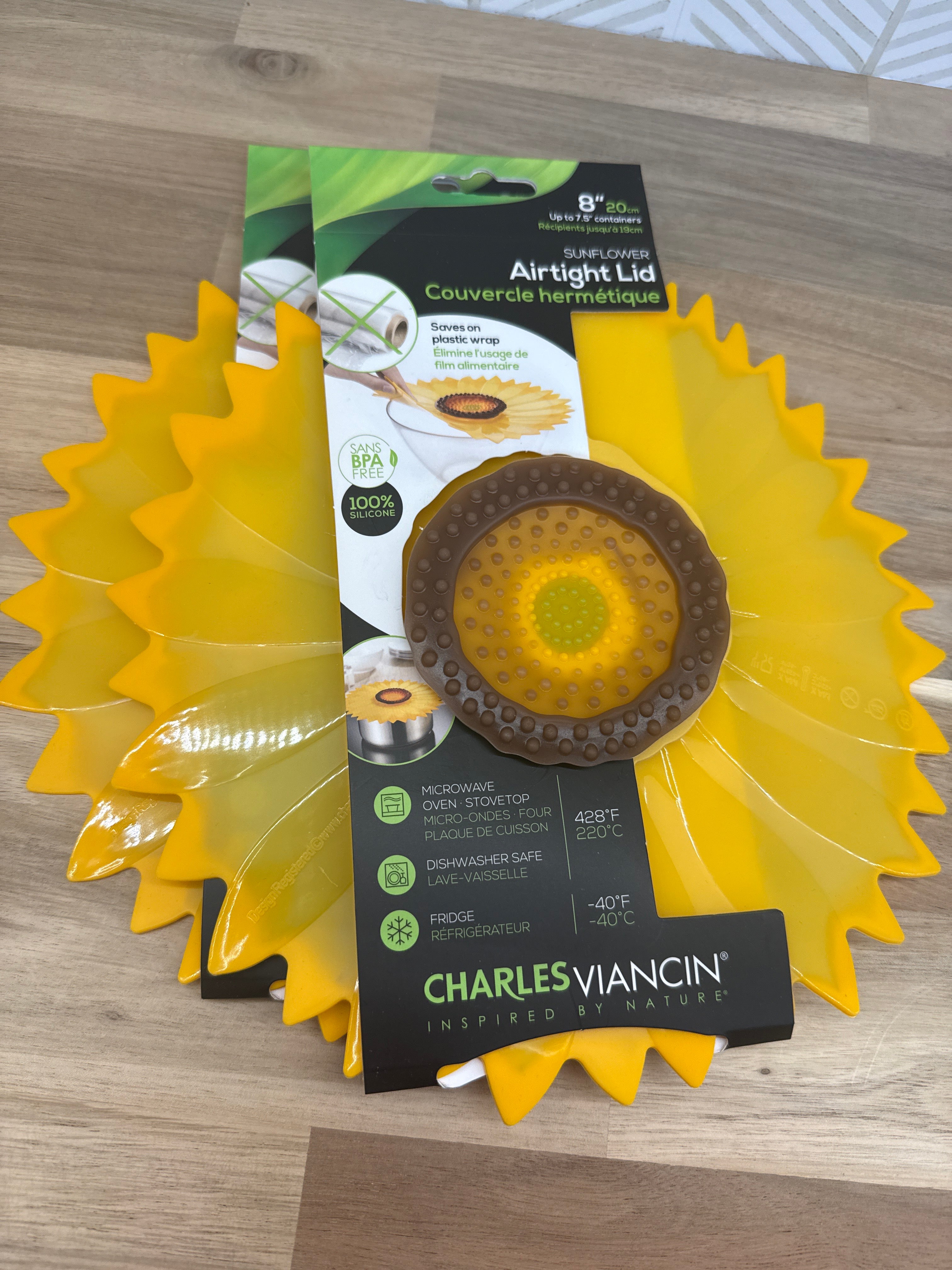 CHARLES VIANCIN NEW SUNFLOWER 8" LID