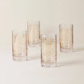 LENOX TUSCANY CLASSICS GOLD DUST HIGHBALL GLASSES