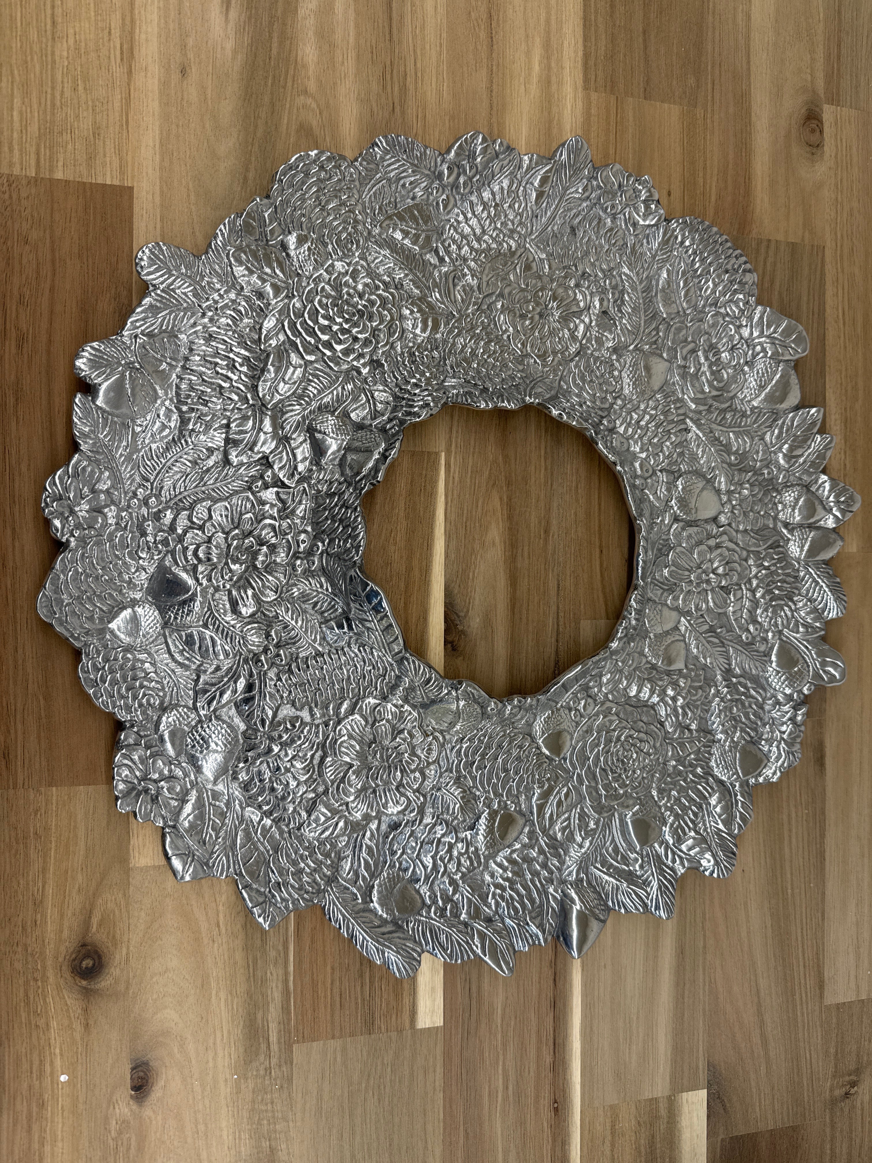ARTHUR COURT PINECONE WREATH 14" ROUND