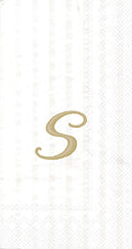 Paper Guest Towels 16 count Monogram S