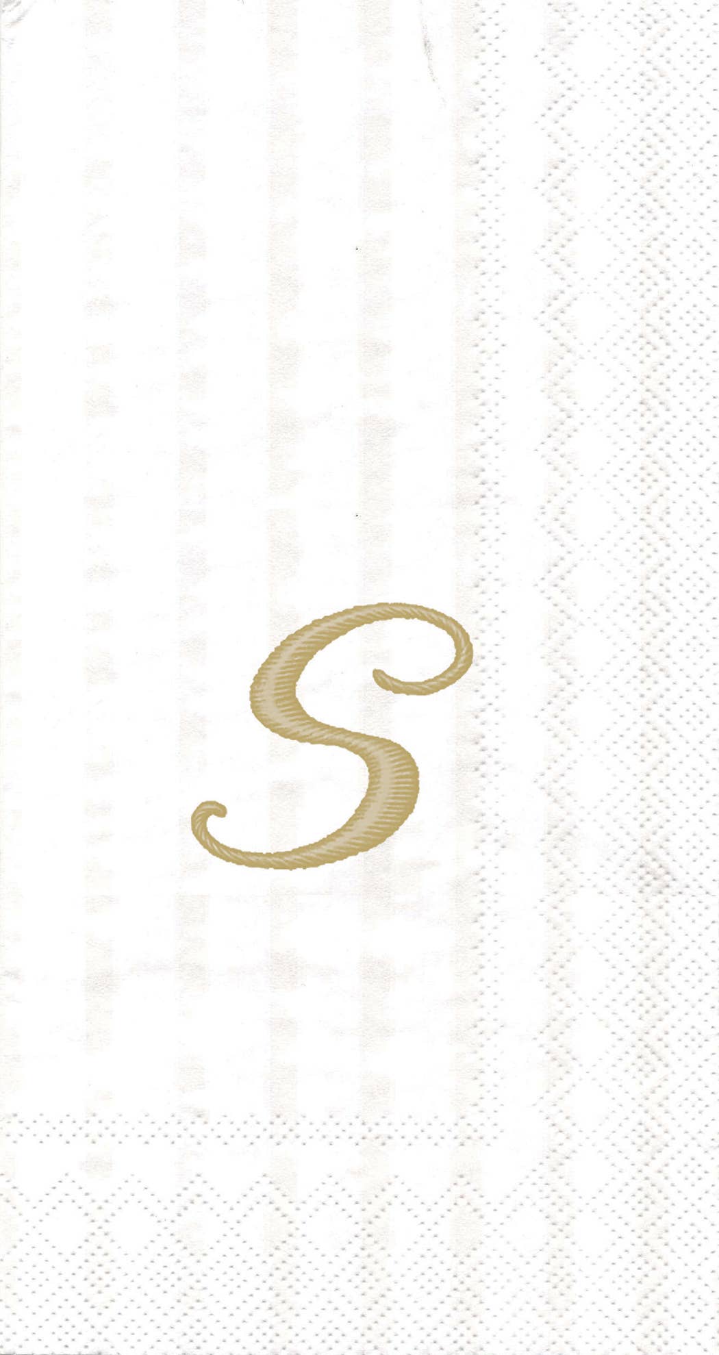 Paper Guest Towels 16 count Monogram S