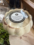SWAN CREEK SMALL PETAL BOWL CREAMY COCONUT VANILLA