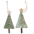 8" Felted Tree Ornaments