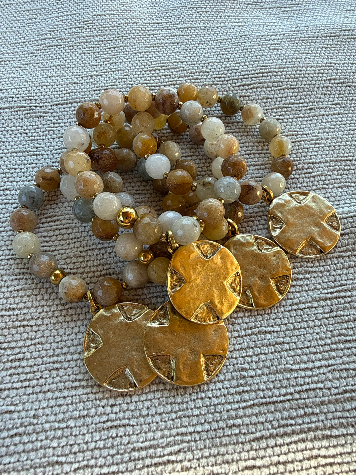 LORDS PRAYER BRACELET: NATURAL