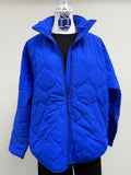 QUILTED JACKET LAPISBLUE