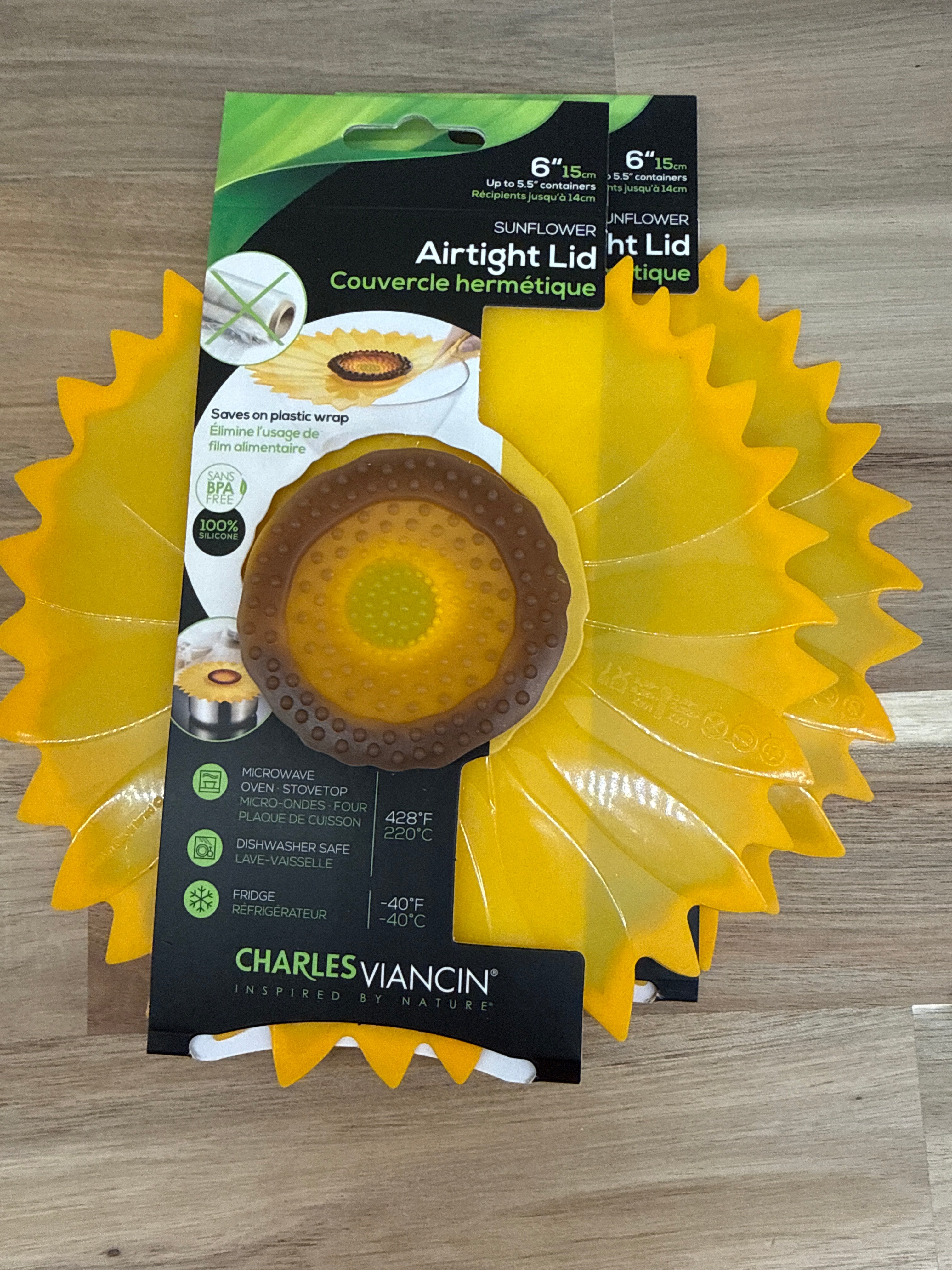 CHARLES VIANCIN NEW SUNFLOWER 6" LID
