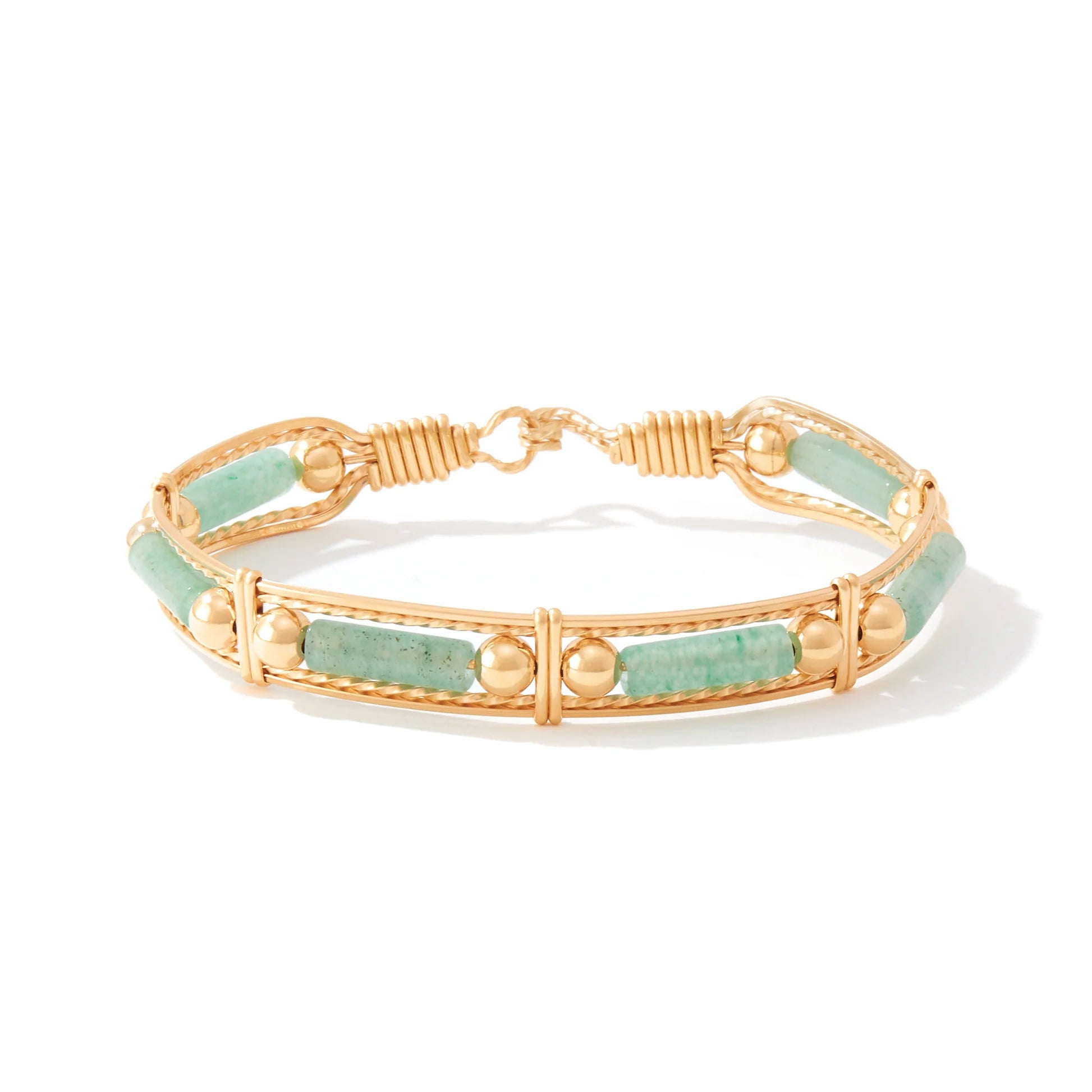 COLOR YOUR WORLD BRACELET - AVENTURINE & PEARL