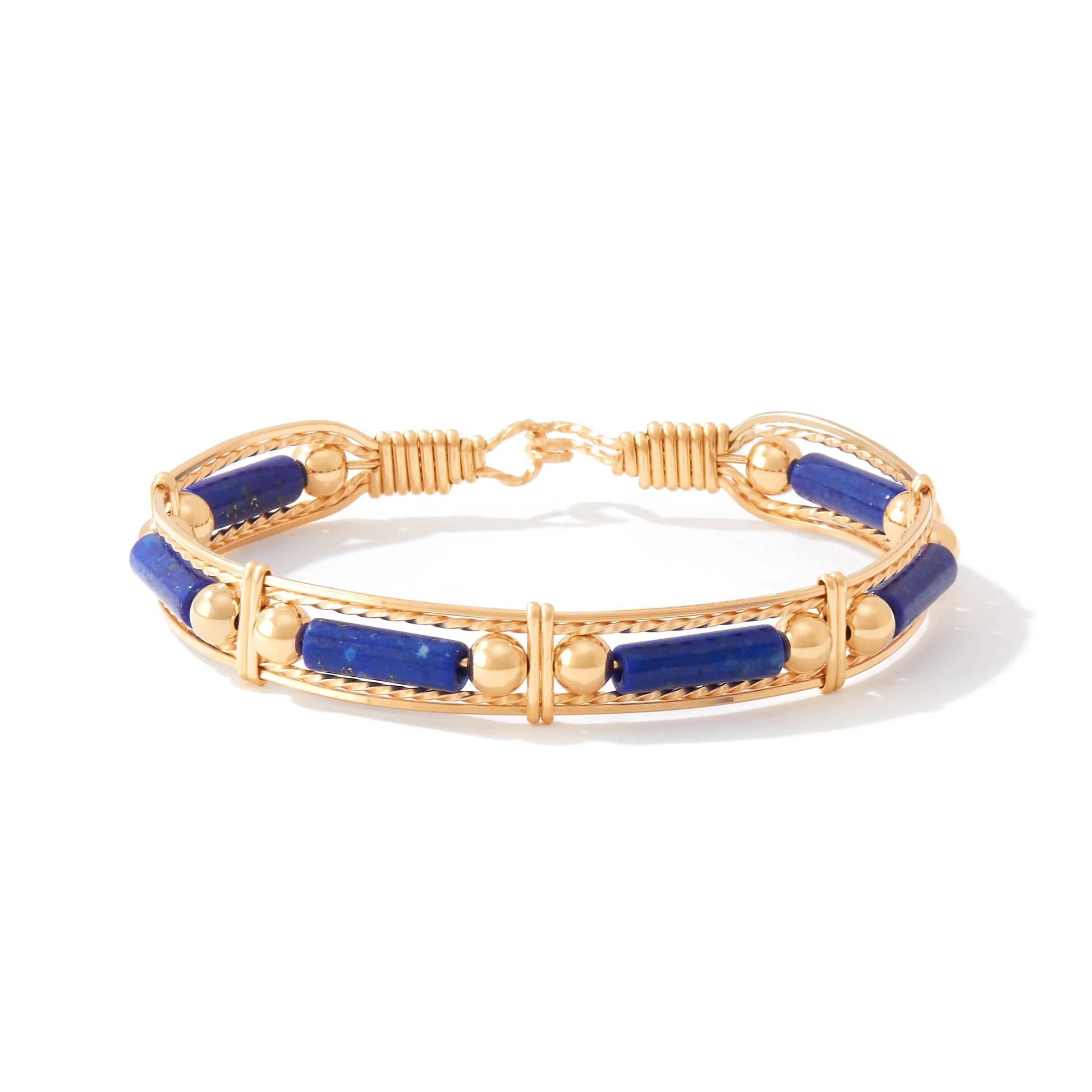 COLOR YOUR WORLD BRACELET - LAPIS & PEARL