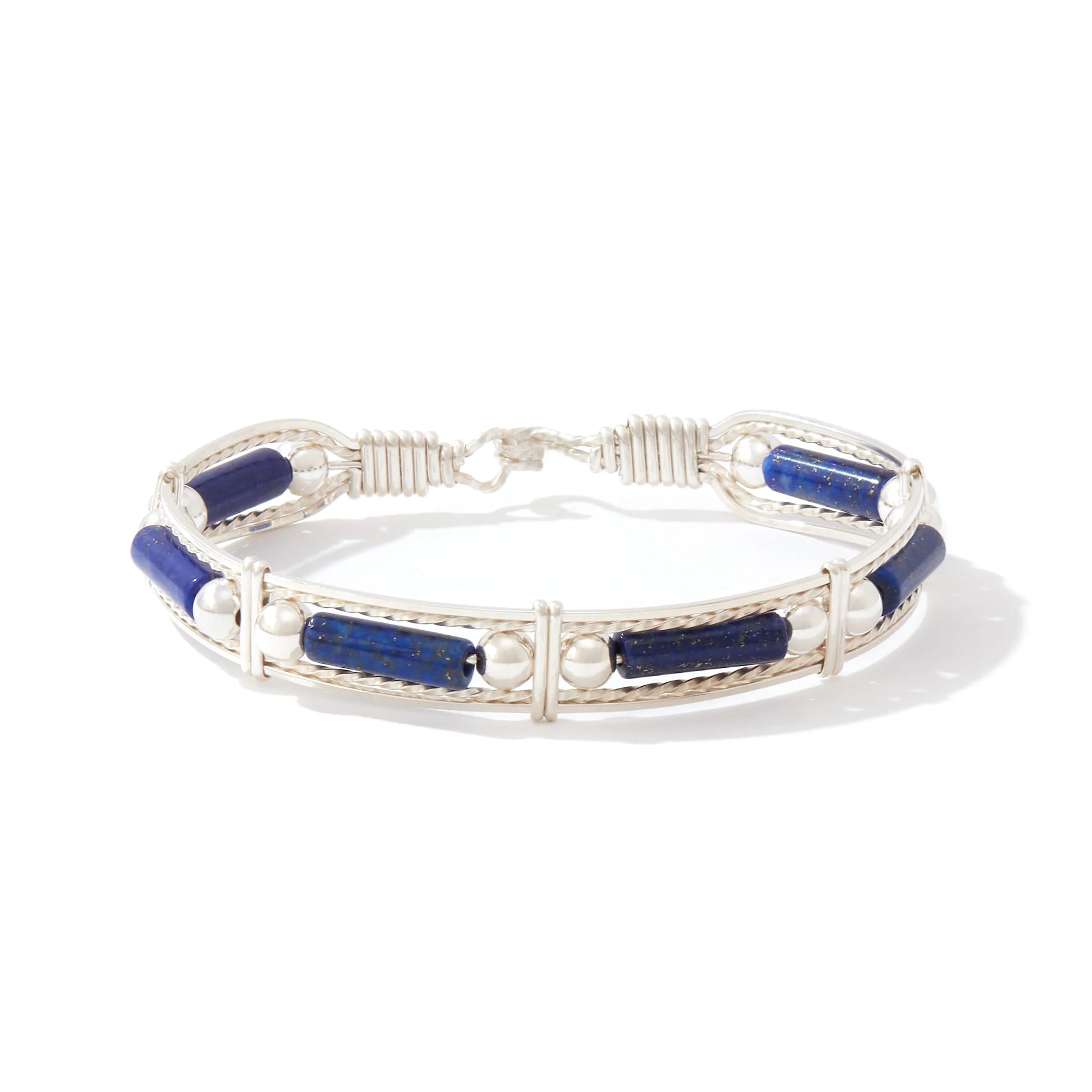 COLOR YOUR WORLD BRACELET - LAPIS & PEARL