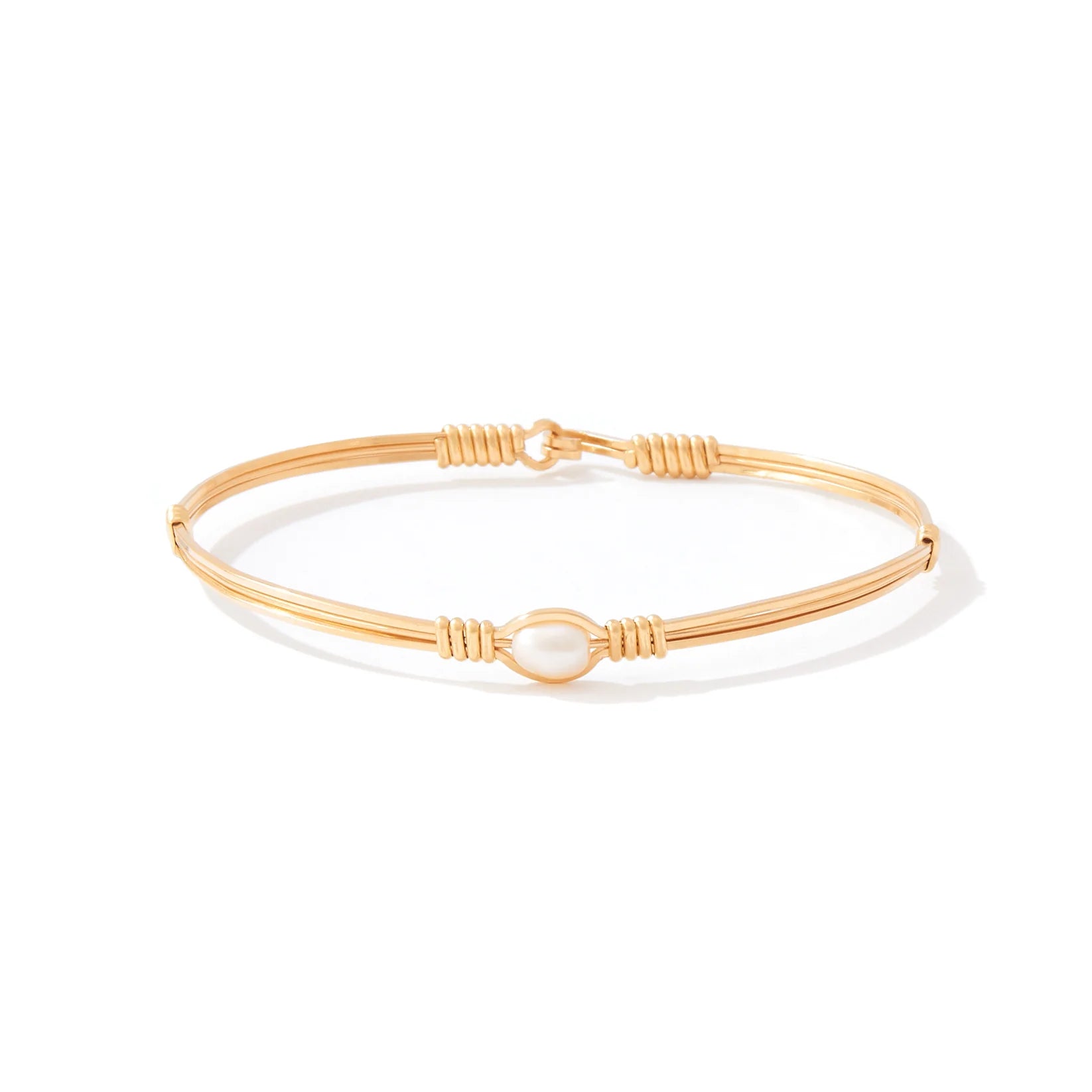 Pearl of My Heart Bracelet - 14K Gold Artist Wire / 5" - Infant