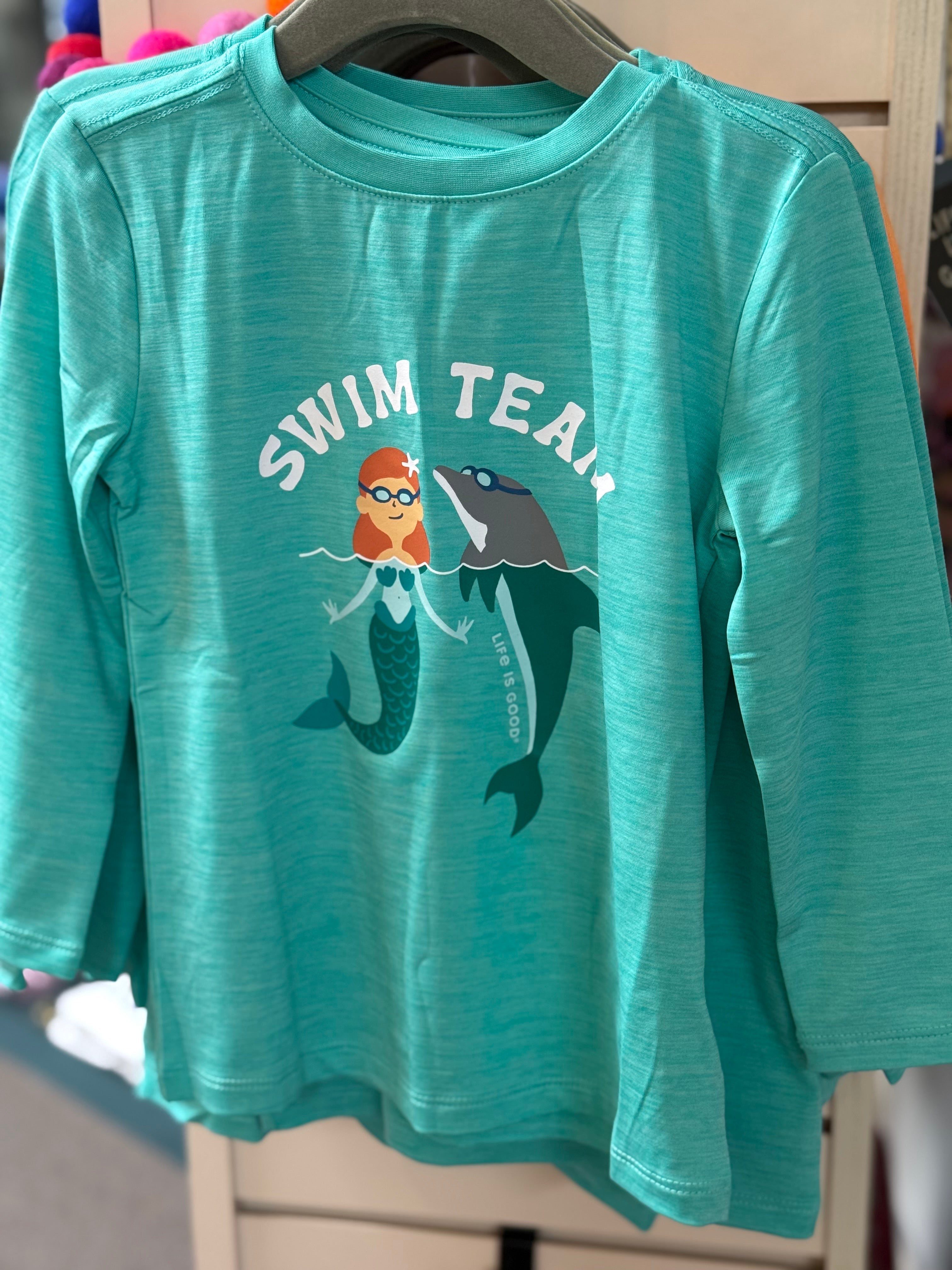 TODDLER SWIM TEAM MERMAID LONG SLEEVE