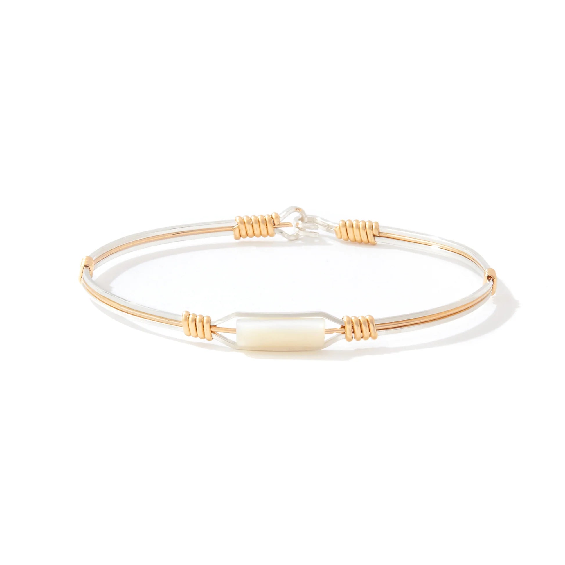 A MOMENT IN TIME BRACELET - MOTHER OF PEARL
