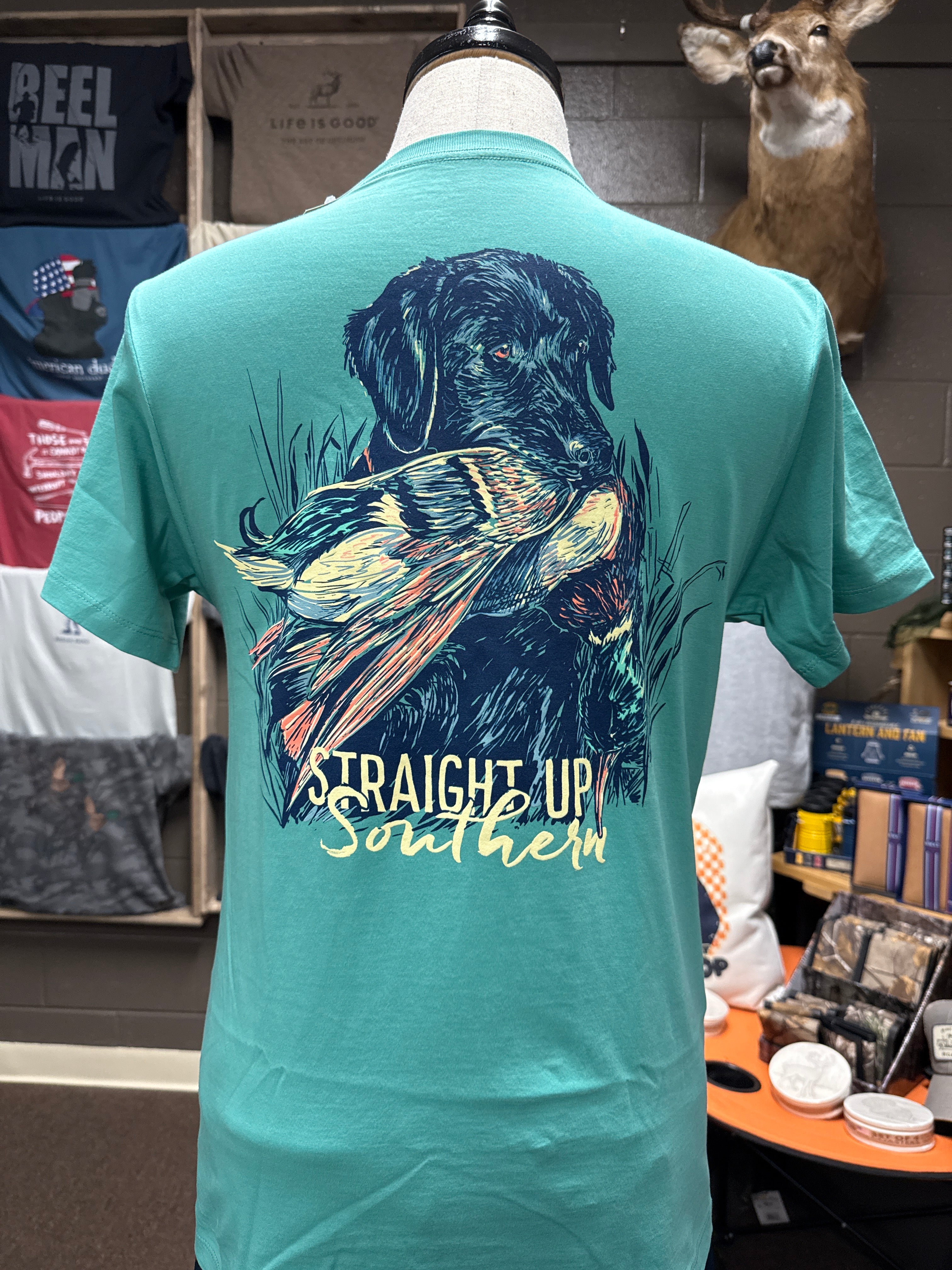 LAB WITH DUCK W/POCKET