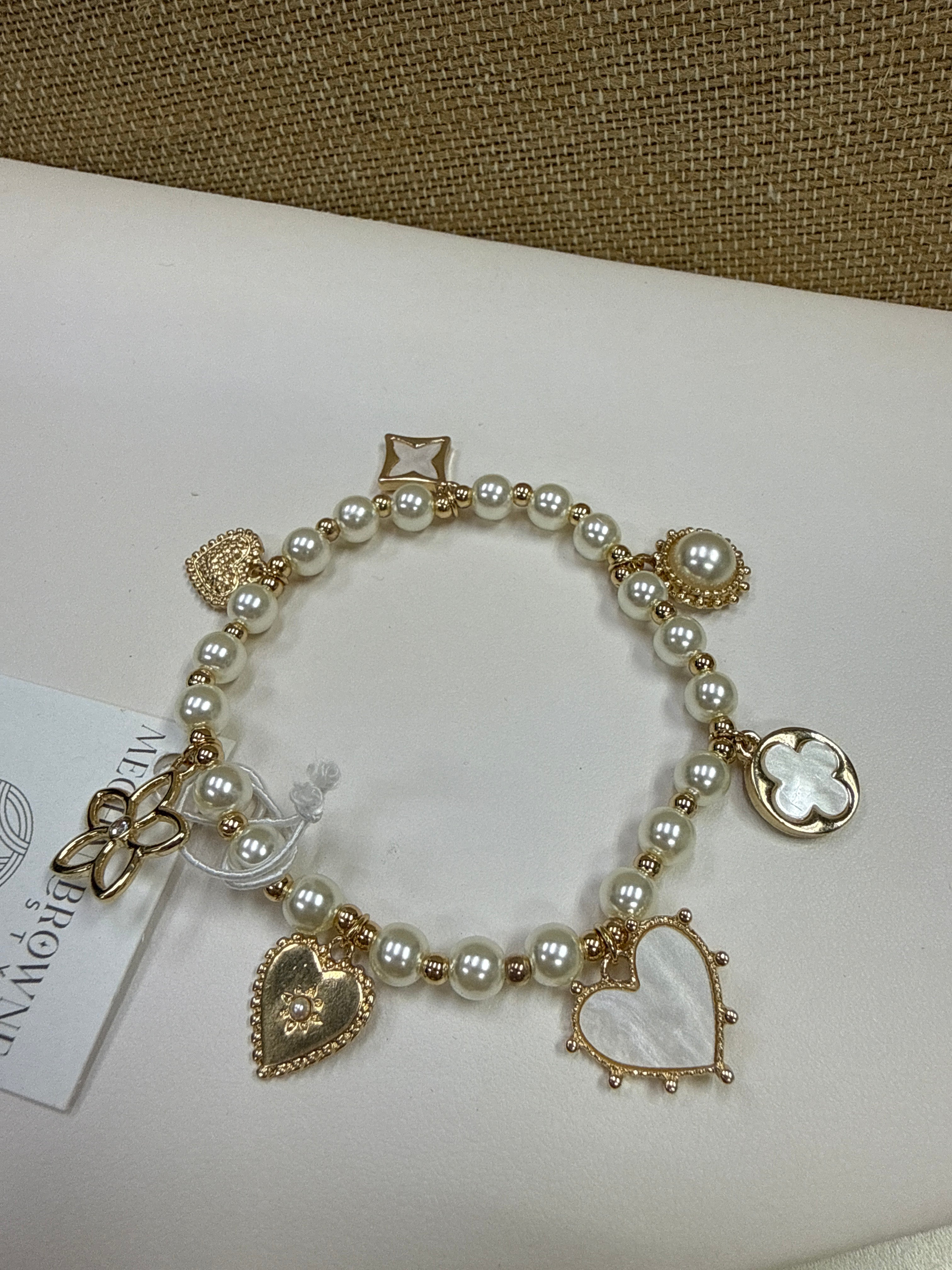 JILY GOLD PEARL BRACELET
