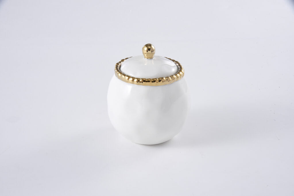 COVERED SUGAR BOWL