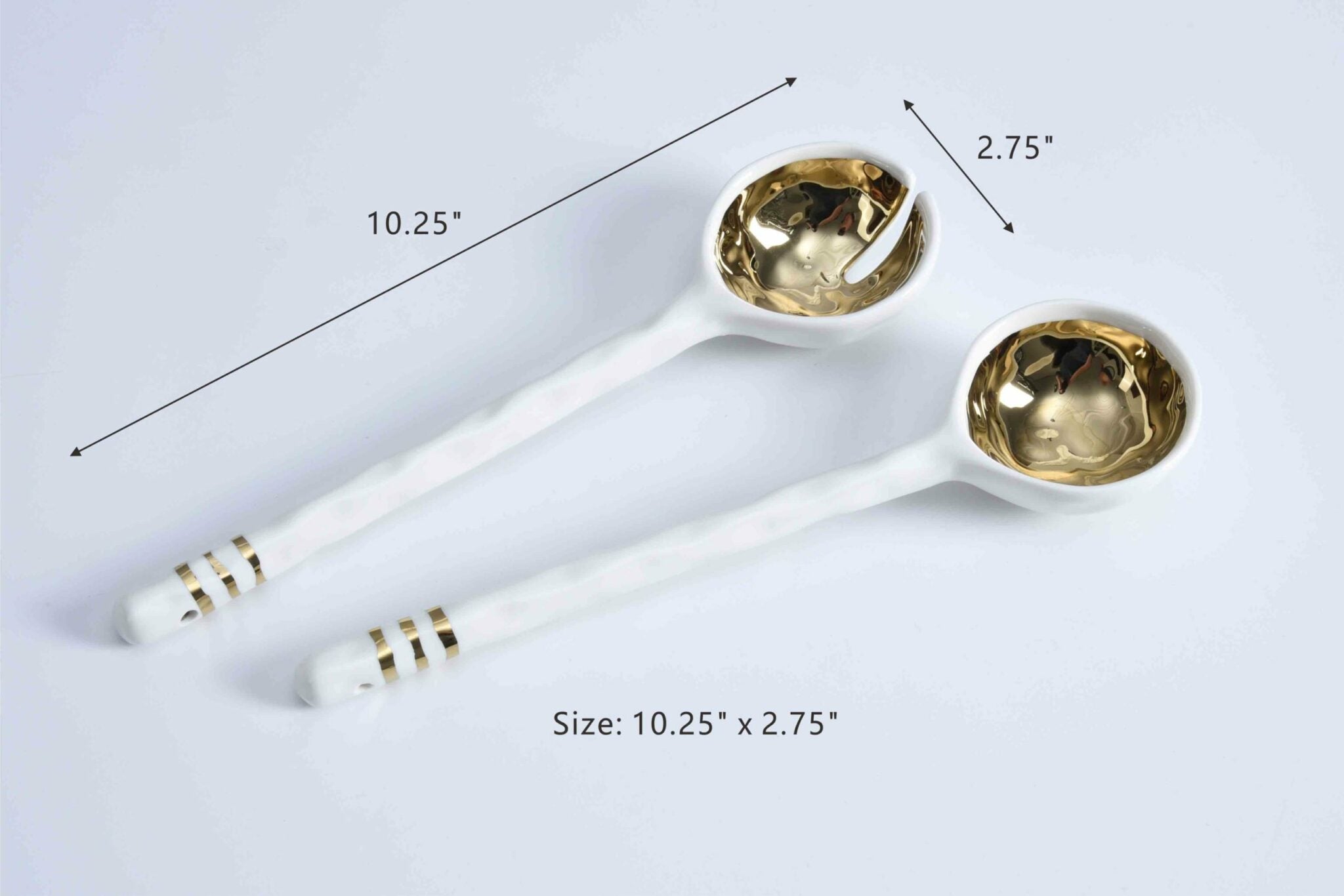 SALAD SERVER GOLD SET