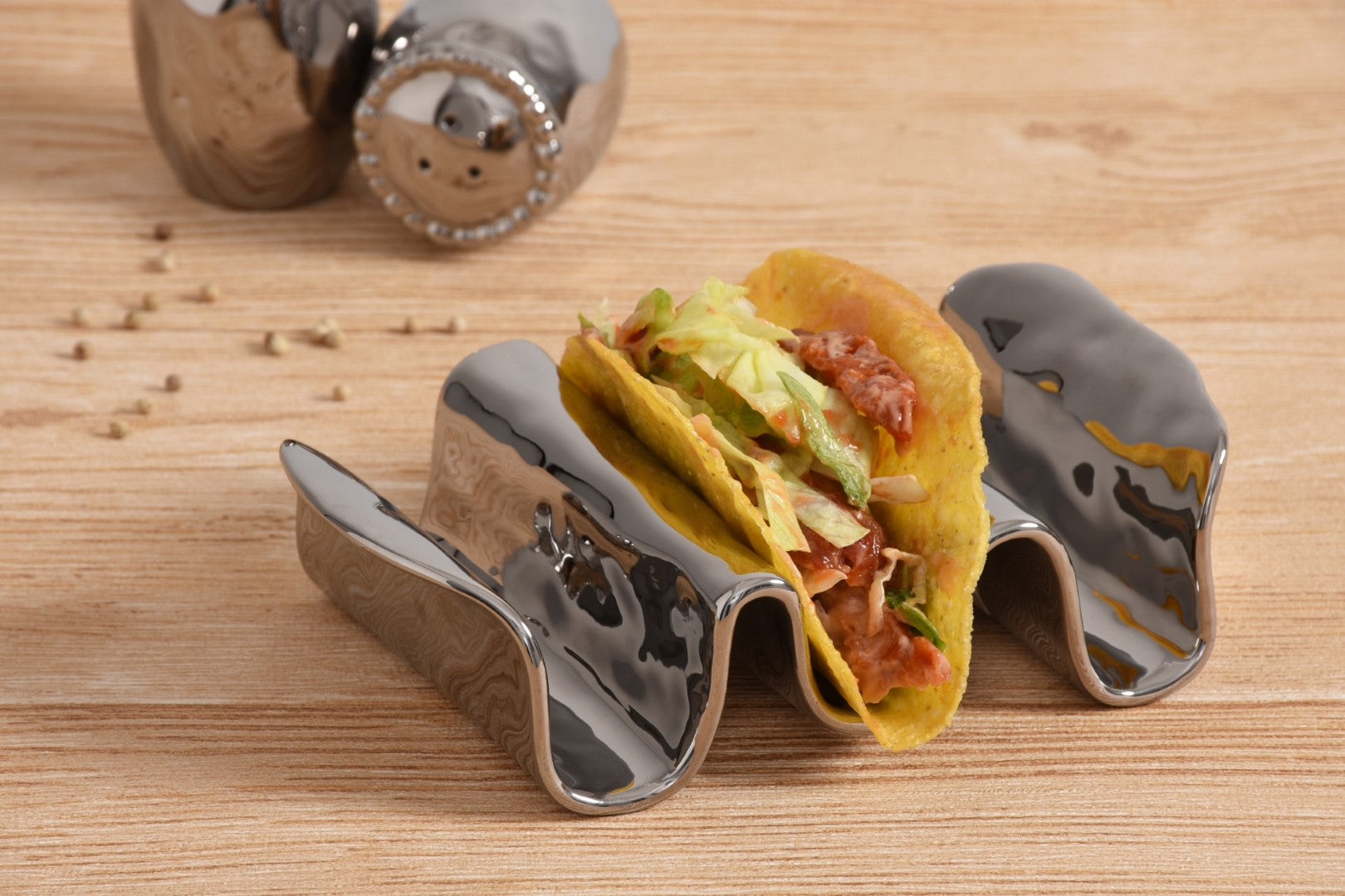 TACO HOLDER SILVER