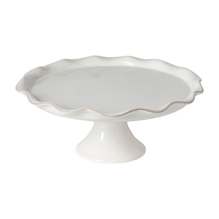 FOOTED PLATE 14" WHITE