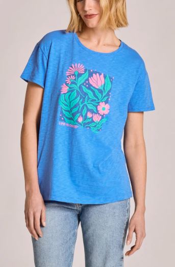 WOMENS GARDEN FLORAL TEE