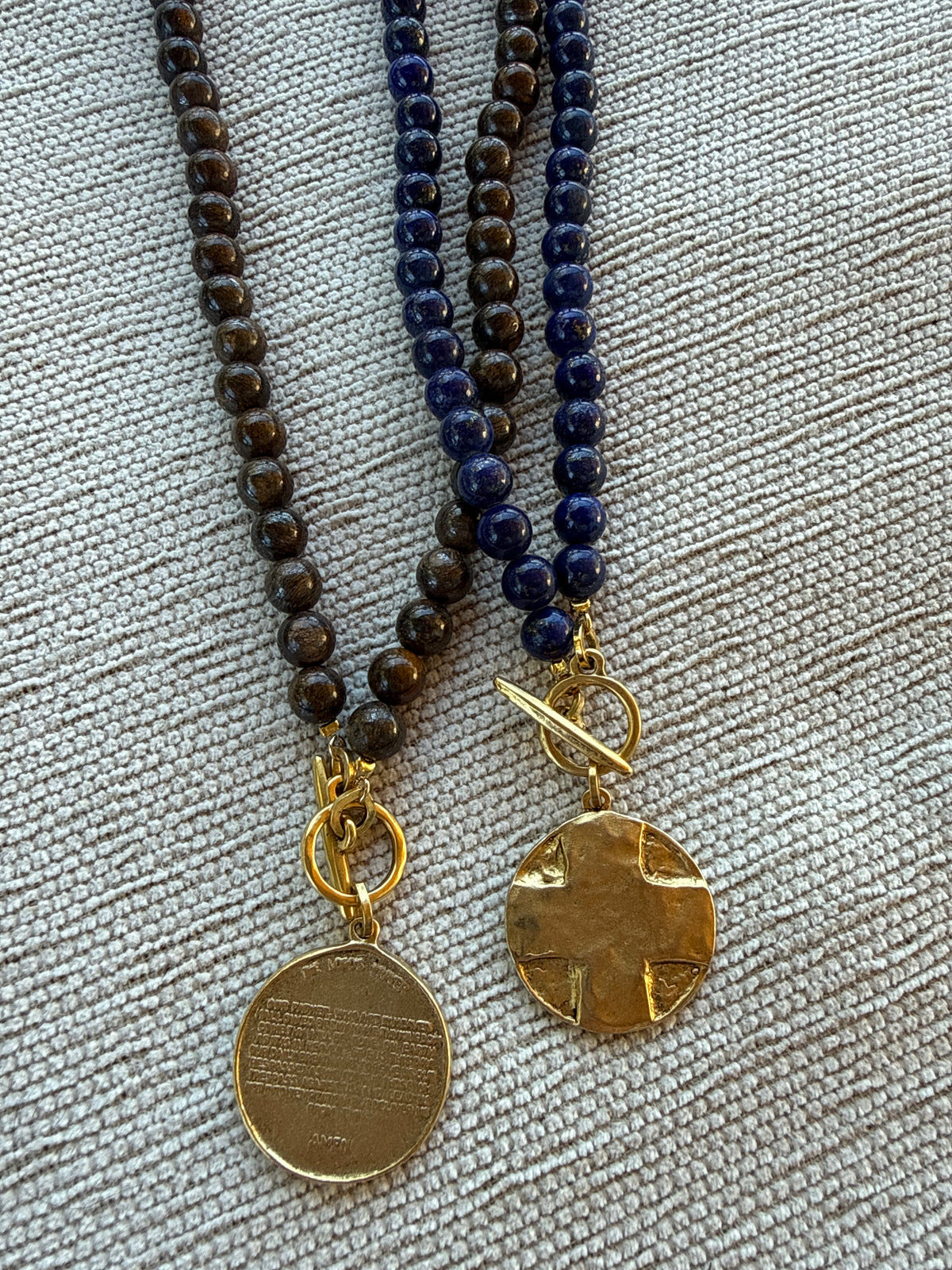 LORDS PRAYER BEADED NECKLACE