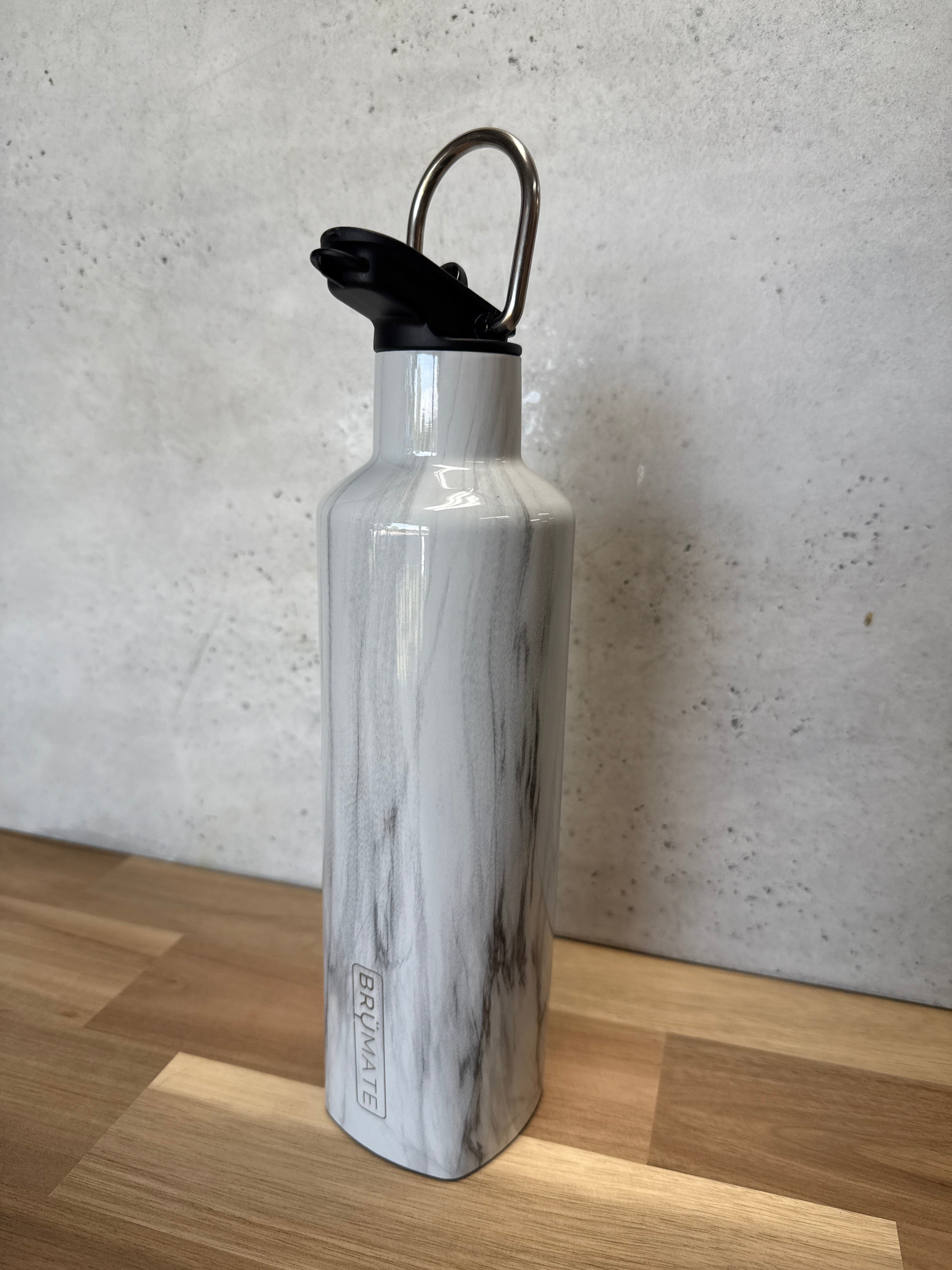 BRUMATE REHYDRATION BOTTLE MINI WHITE MARBLE