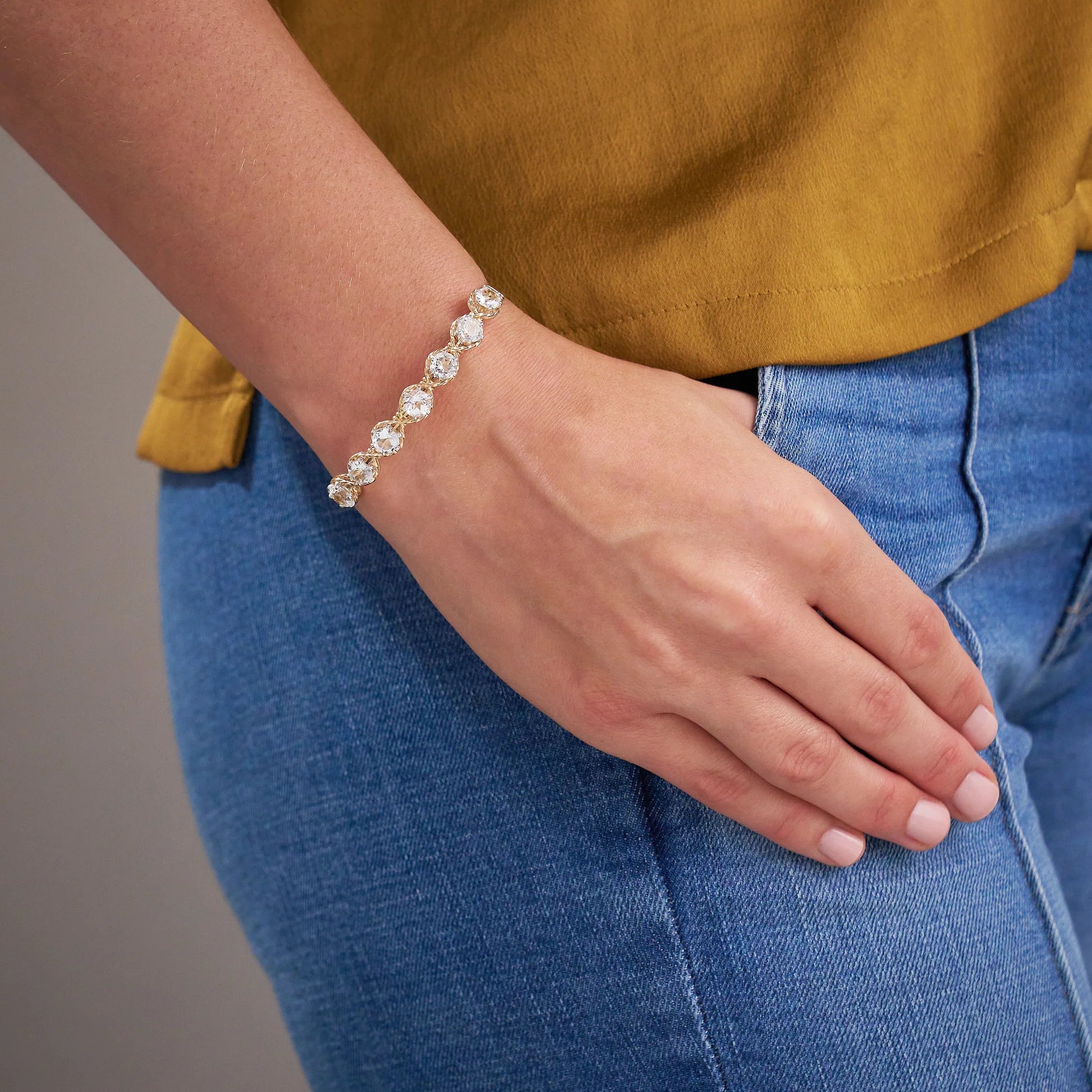 DAWN BRACELET - WHITE TOPAZ