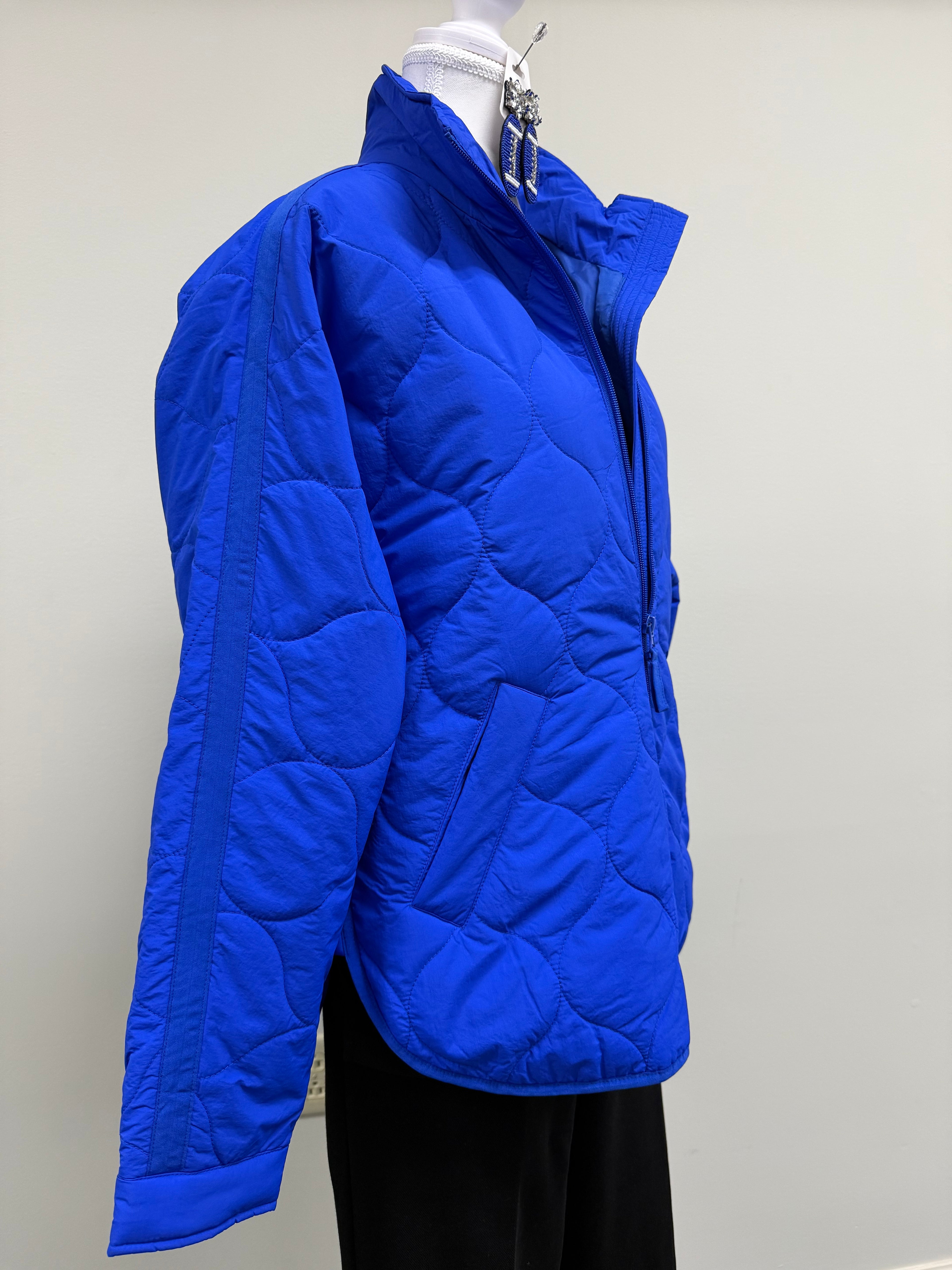 QUILTED JACKET LAPISBLUE