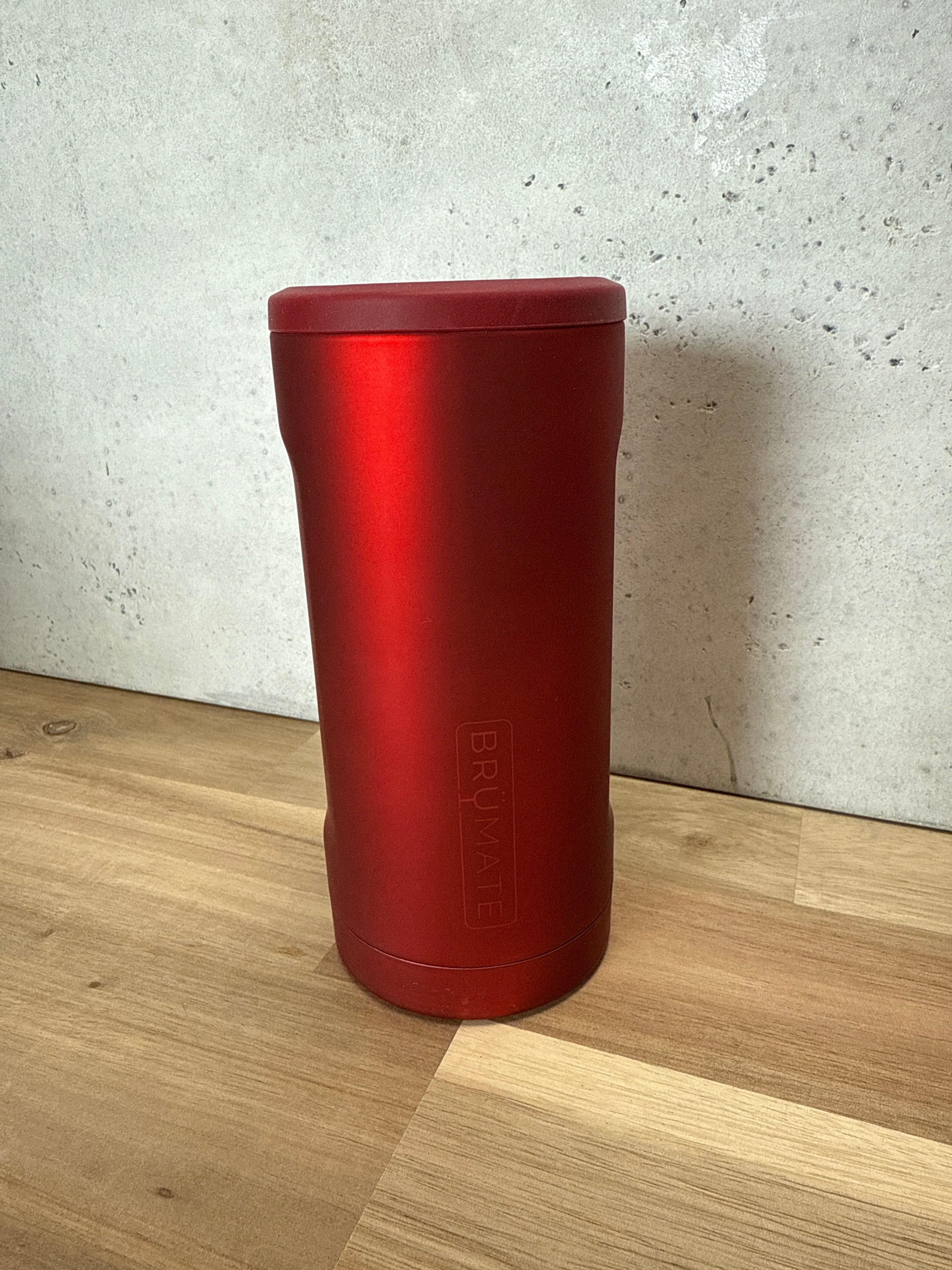 BRUMATE HOPSULATOR SLIM 12OZ  RED VELVET