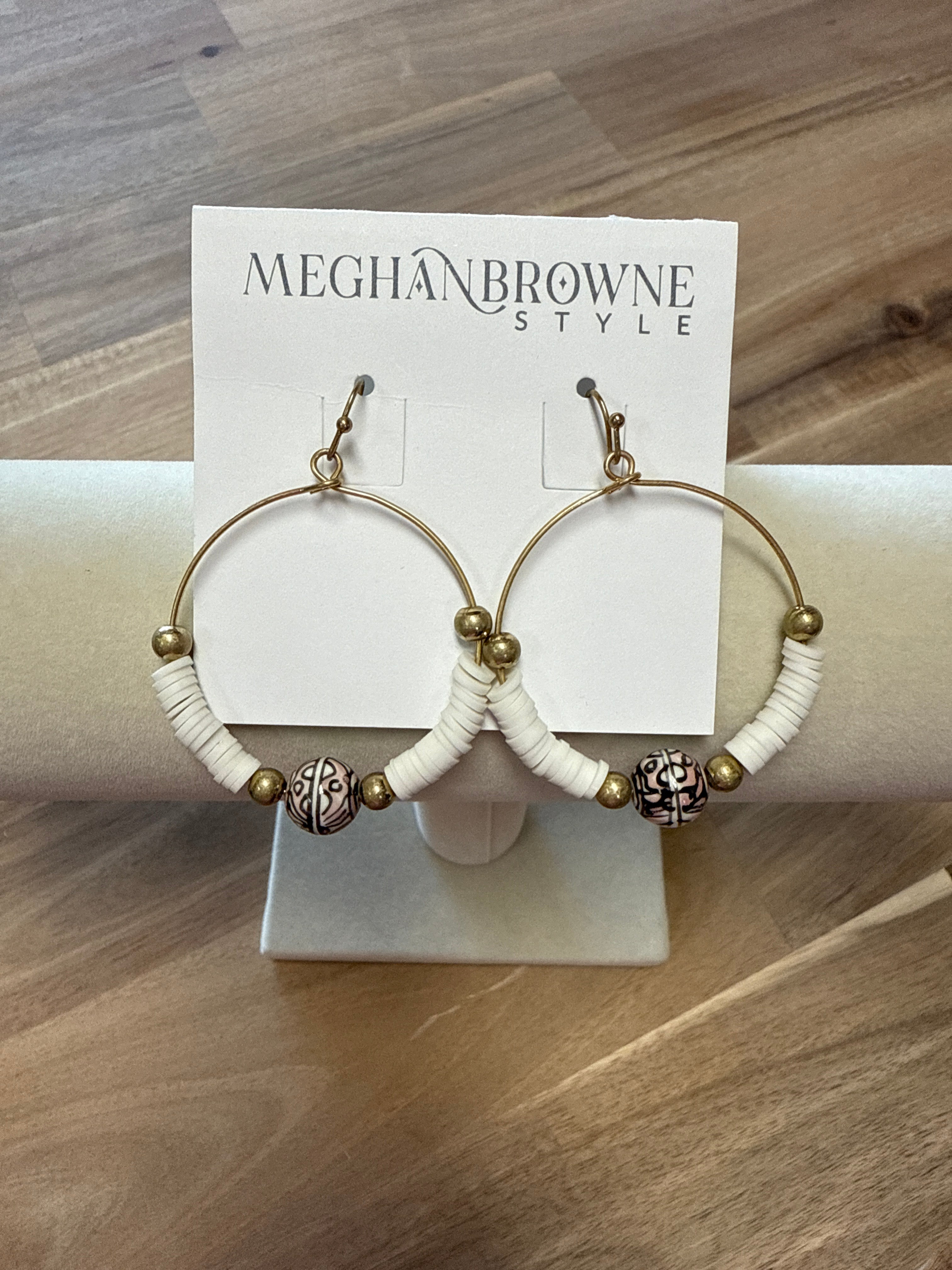 MEGHAN BROWNE EARRINGS SKY PINK