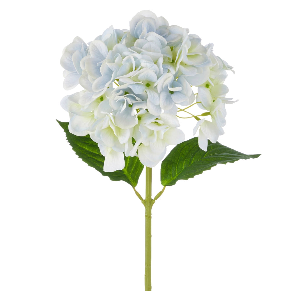 19" LIGHT BLUE HYDRANGEA STEM