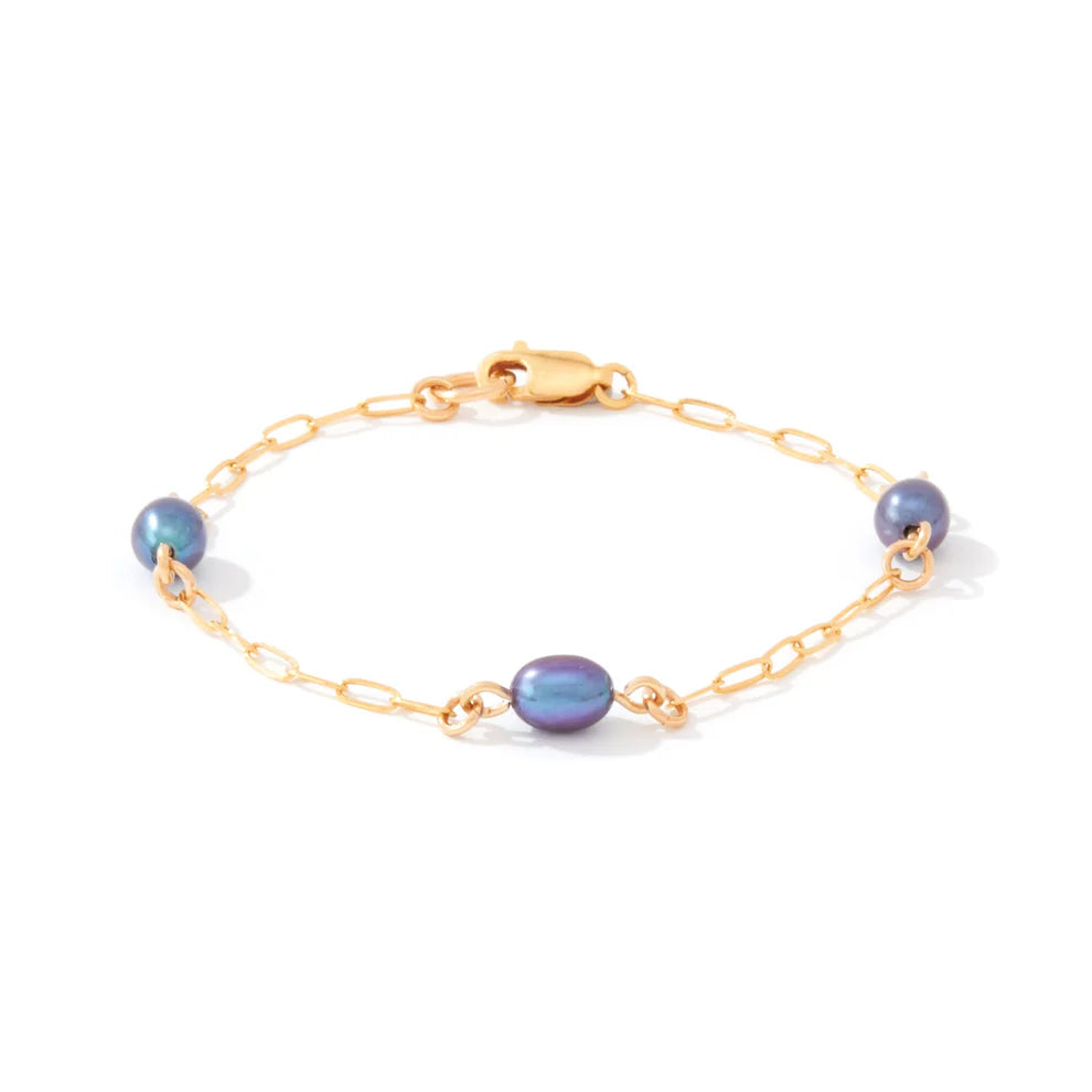 RONALDO DESIGNER JEWELRY FREE TO BE PEACOCK PEARL GOLD