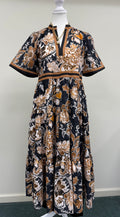 MIDI FLORAL DRESS PLUS