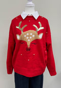 RED REINDEER SWEATER