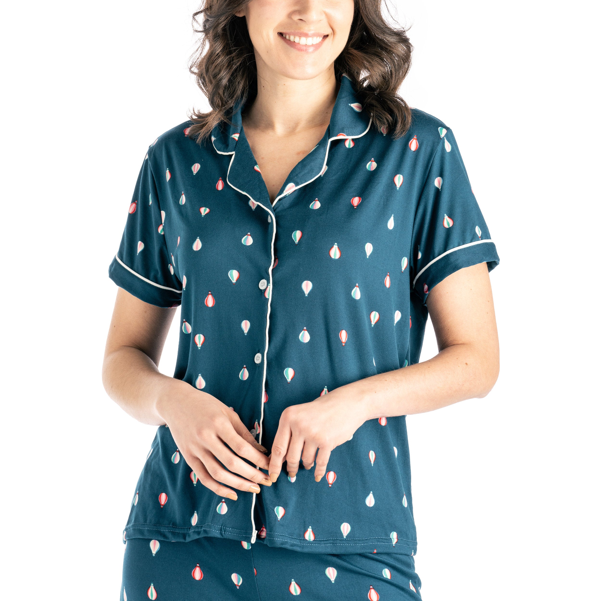 HELLO MELLO CARRIED AWAY LOUNGE TOP - SIZE:SMALL/MEDIUM