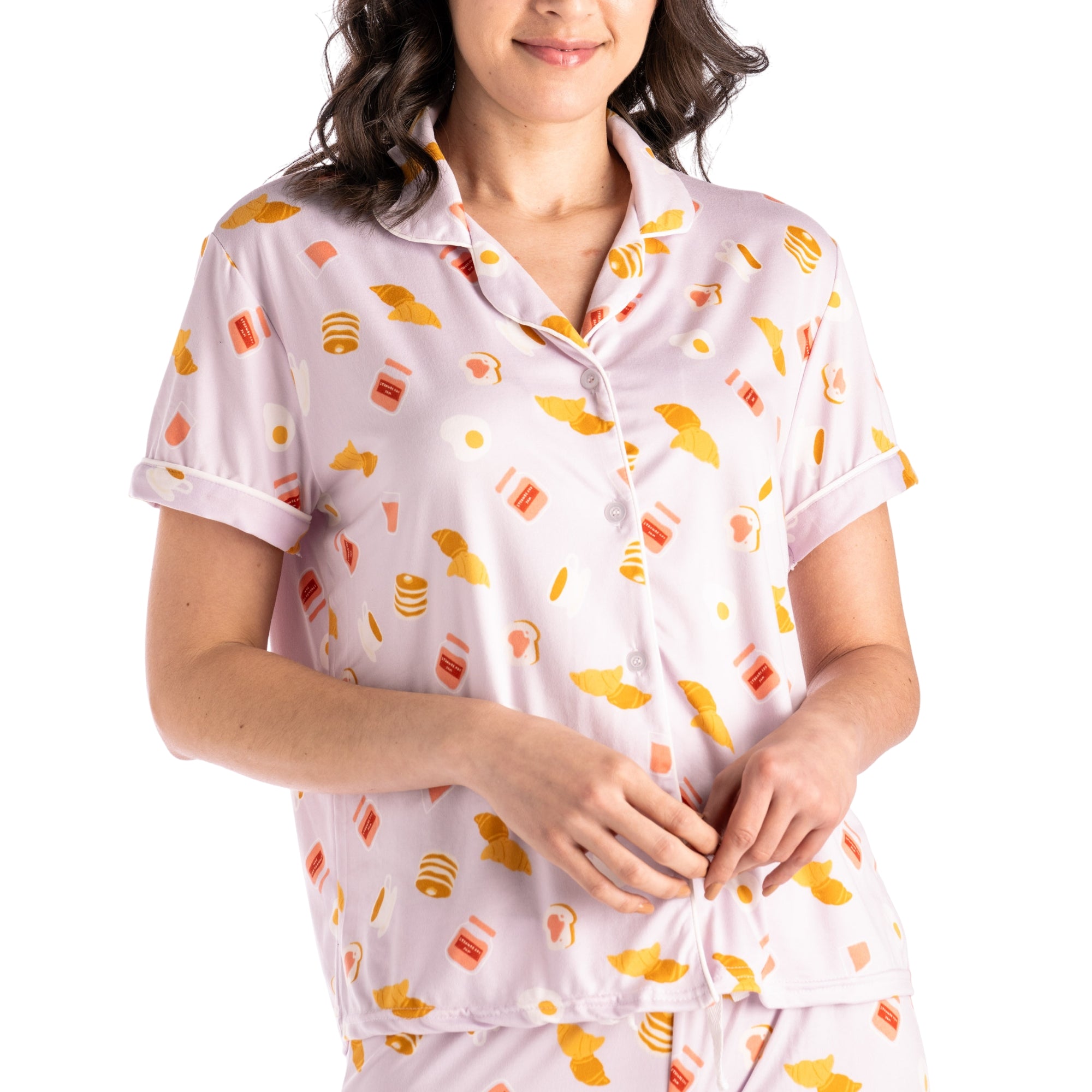 HELLO MELLO SWEET DREAMS LOUNGE TOP  - SIZE:MEDIUM/LARGE