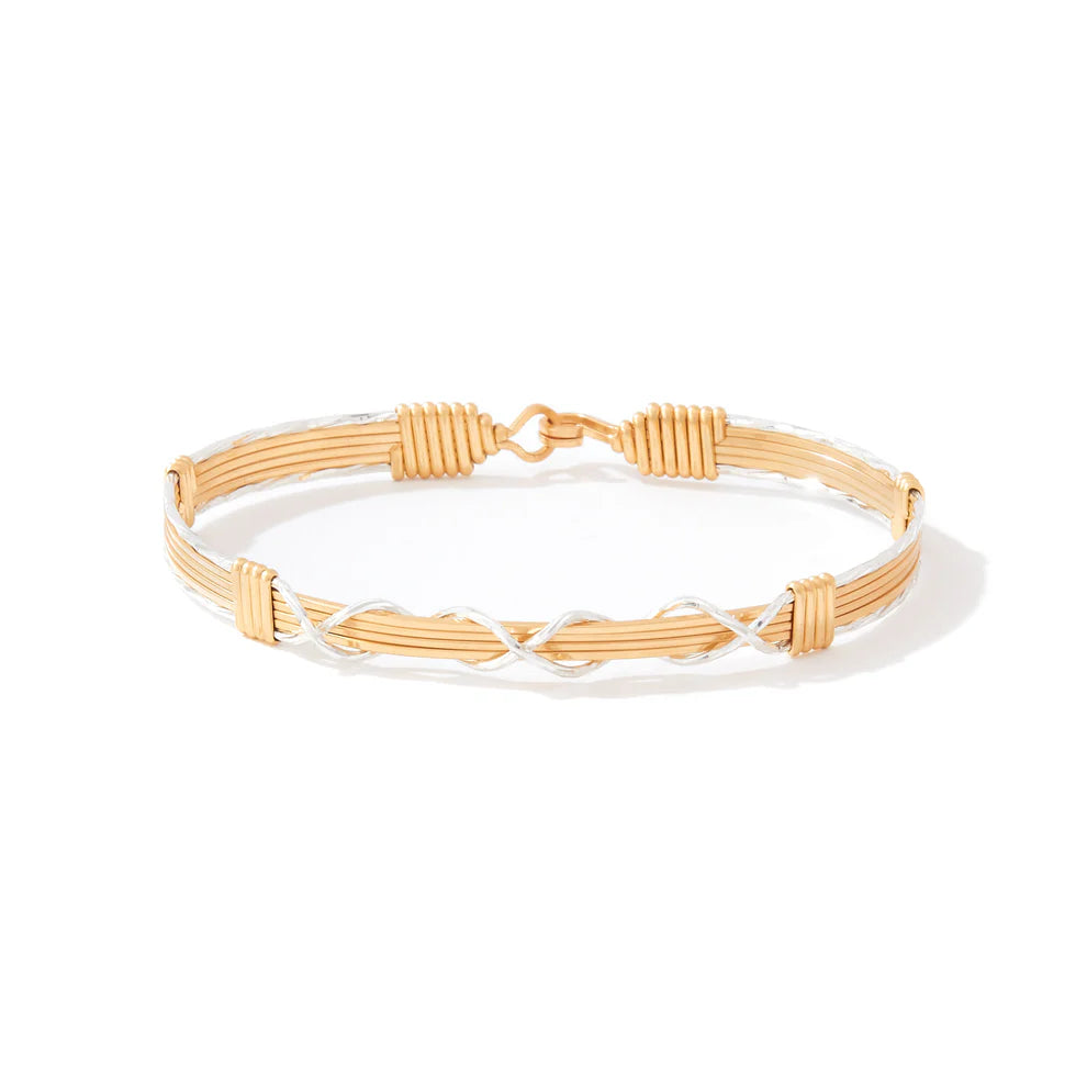 RONALDO DESIGNER JEWELRY I LOVE YOU FOREVER BRACELET: SIZE 6.5