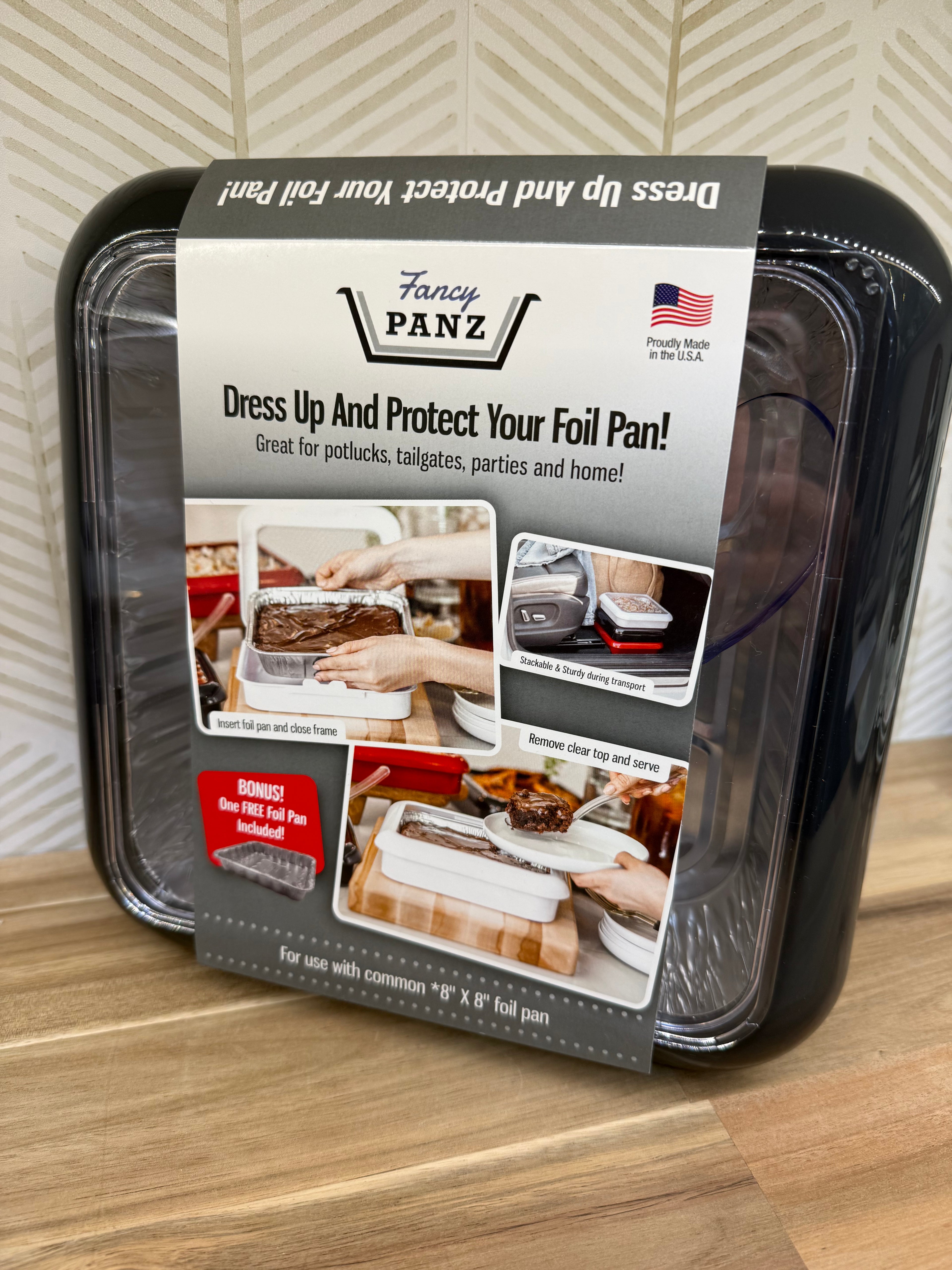 FANCY PANZ  SQUARE CHARCOAL