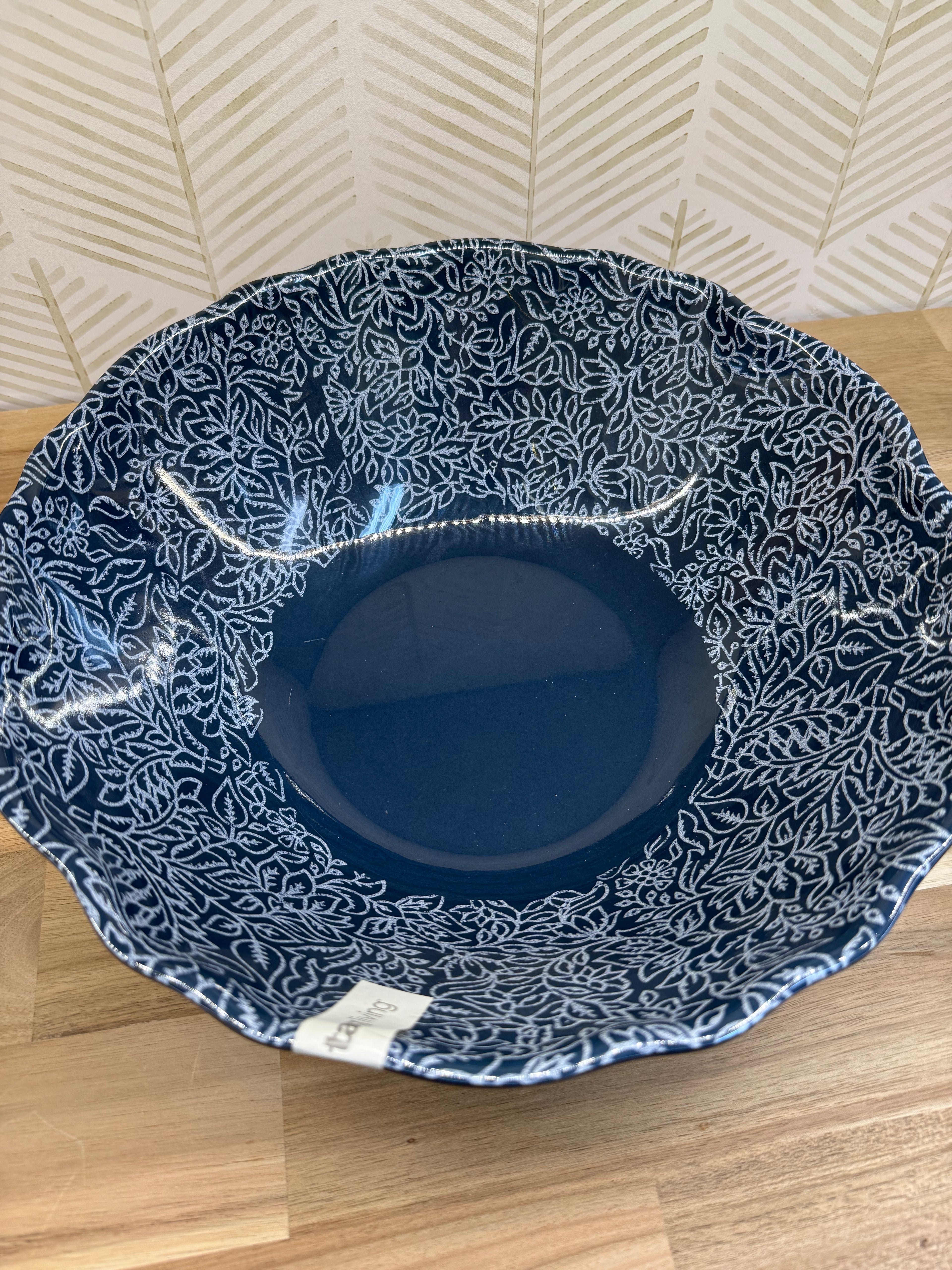 TAG HAISLEY MELAMINE SERVING BOWL