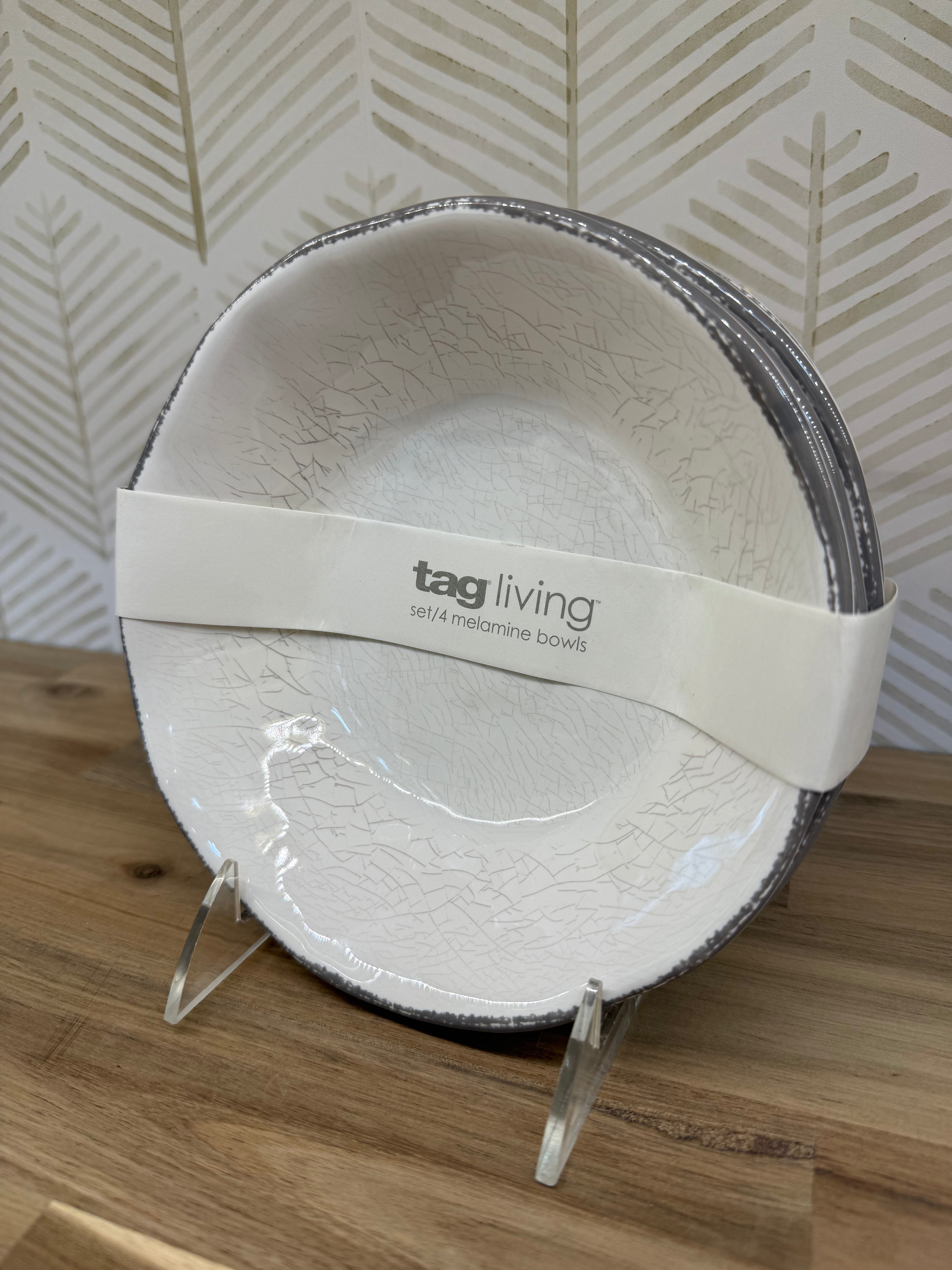VERANDA MELAMINE BOWLS: SET OF 4