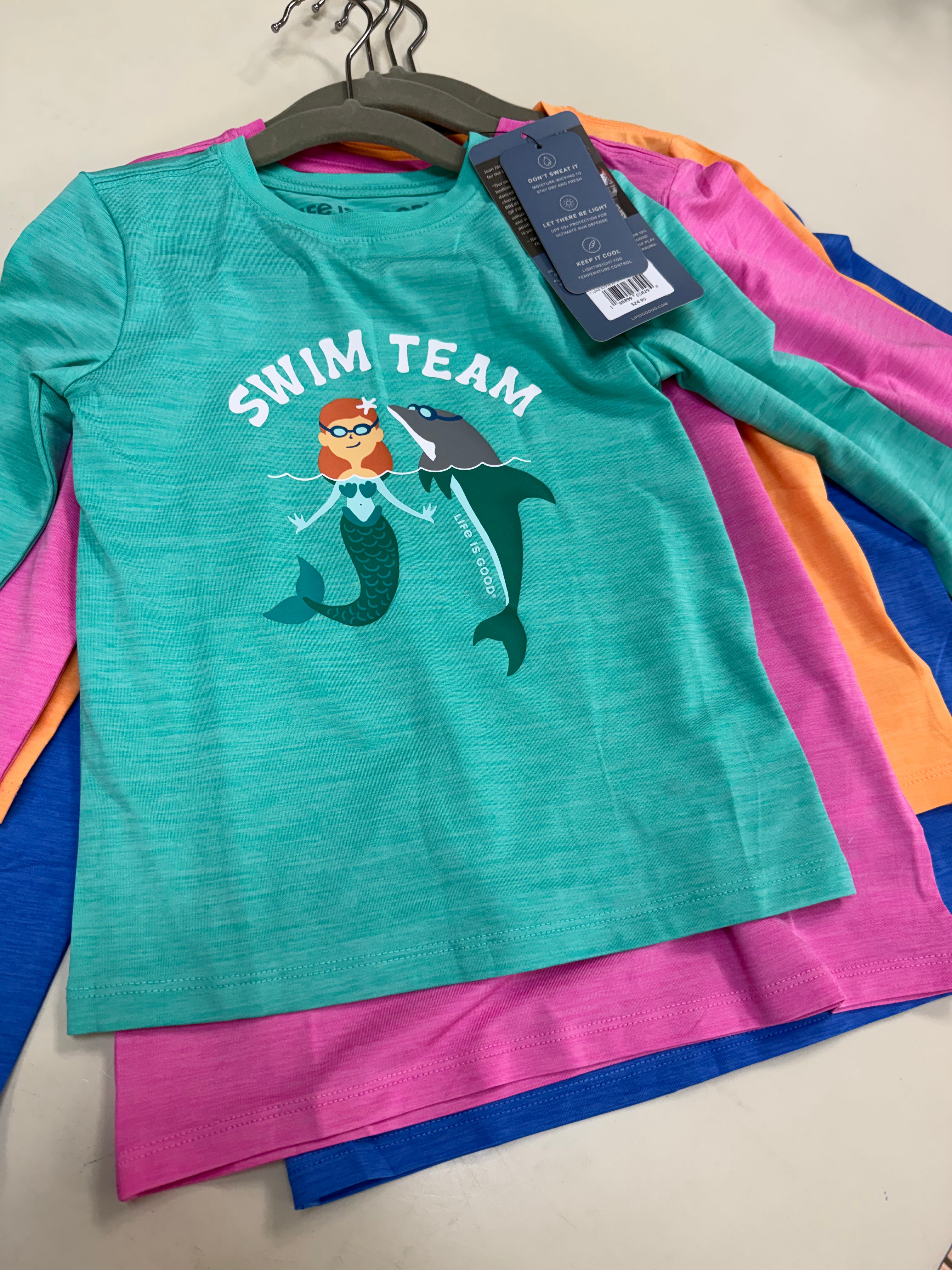 TODDLER SWIM TEAM MERMAID LONG SLEEVE