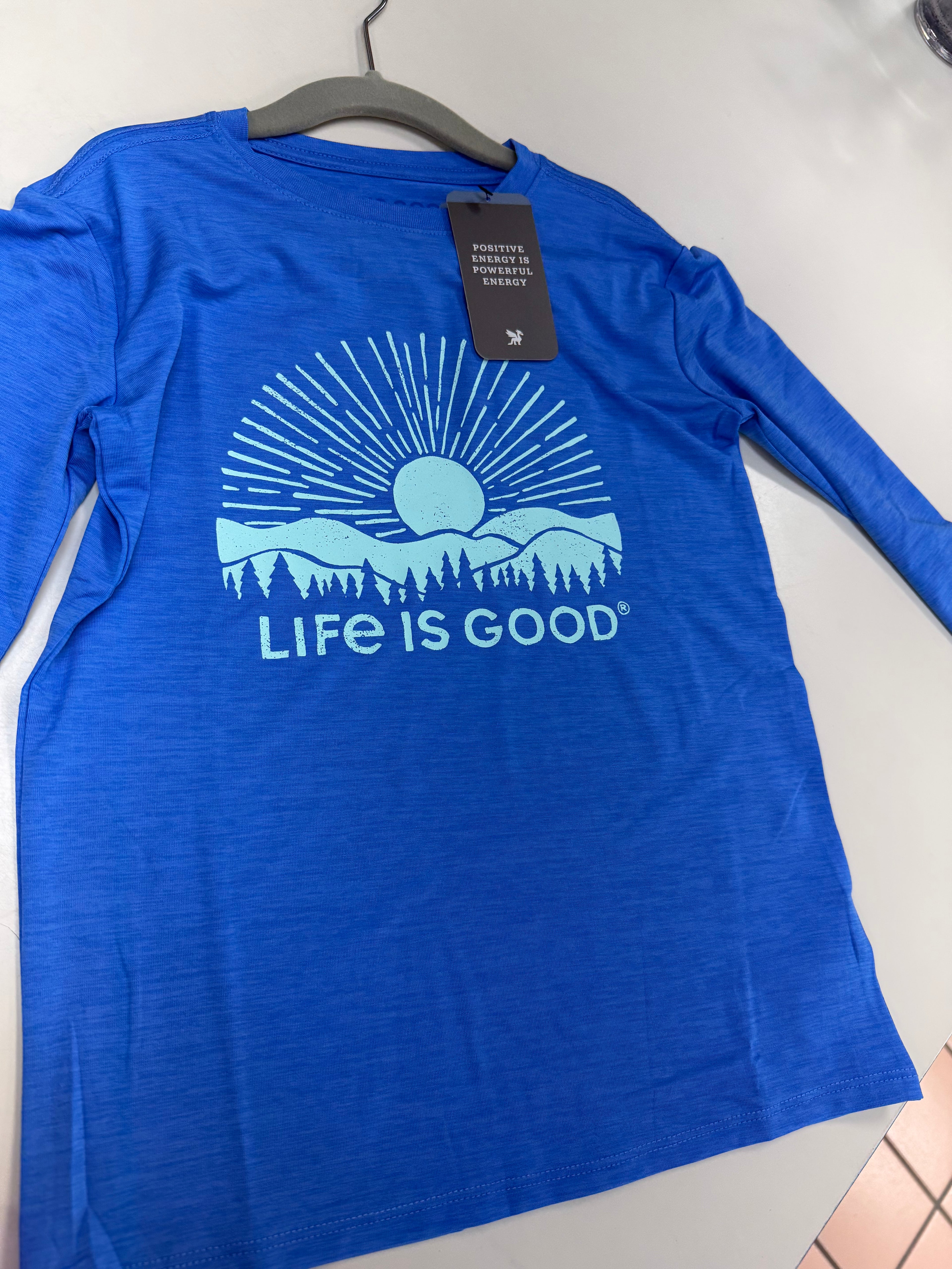KID'S SUNSET OVER THE HILLS LONG SLEEVE