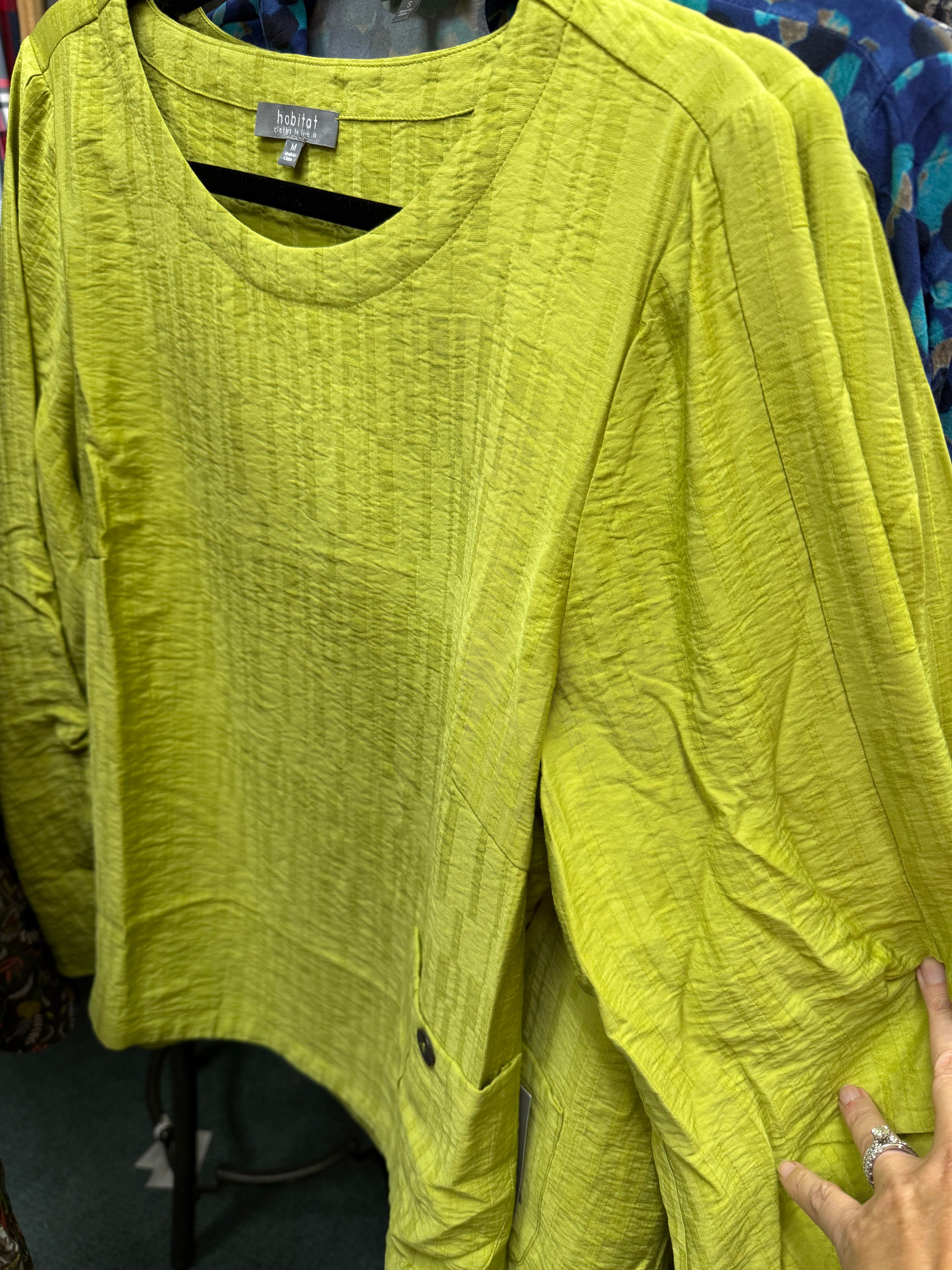 JAQUARD PLEAT PULLOVER